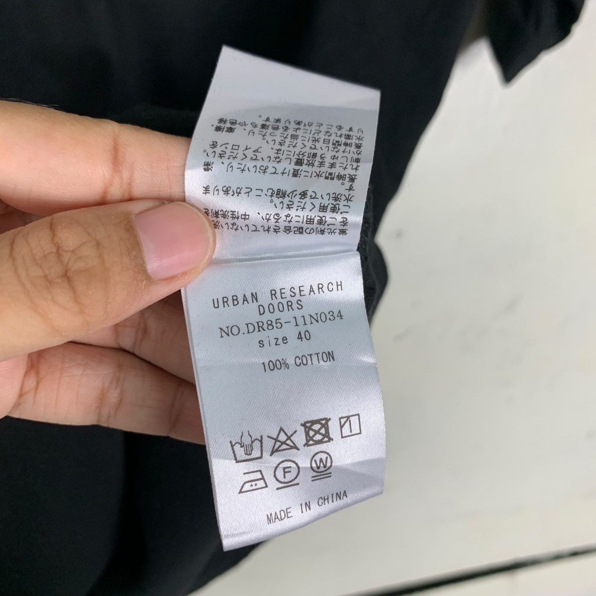 Japanese Brand Urban Research Doors Single Pocket Plain Tees #0187-C9 Size US M / EU 48-50 / 2 - 12 Thumbnail