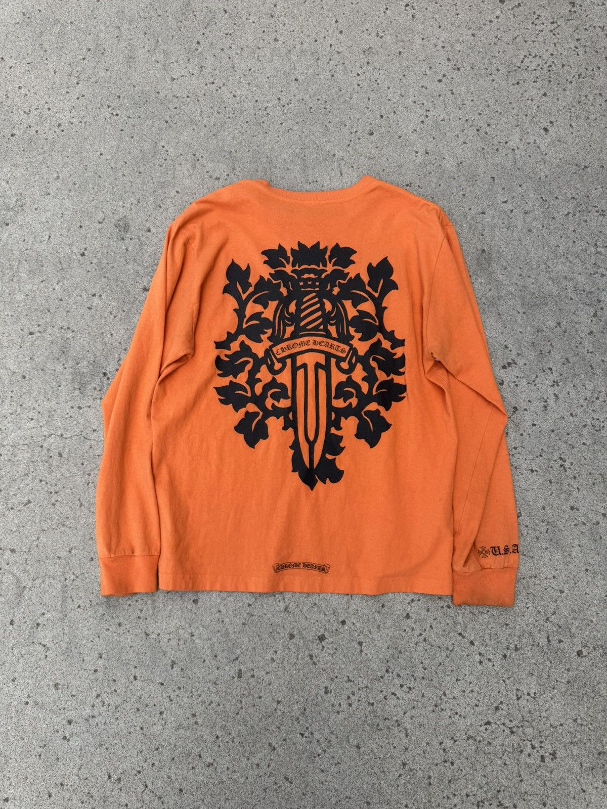 Chrome Hearts Chrome Hearts Vine Dagger Long Sleeve T-Shirt Large