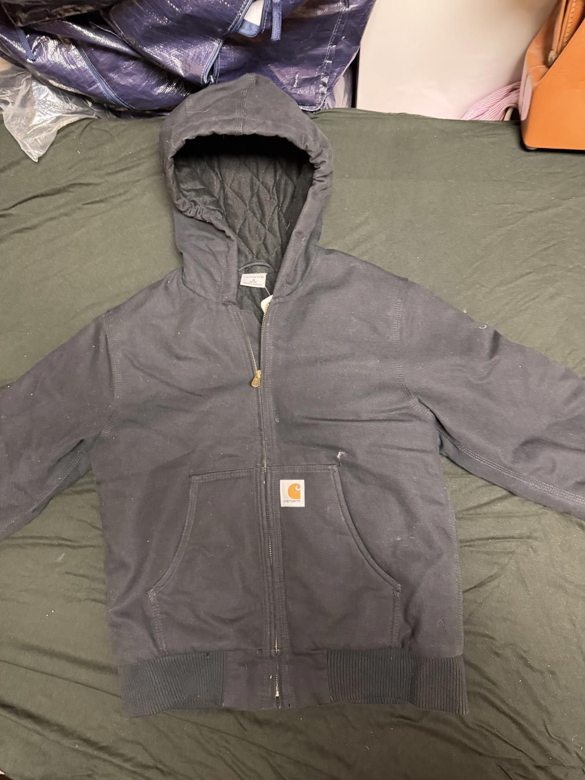 Carhartt Carhart black hoodie j130 style Size US S / EU 44-46 / 1 - 1 Thumbnail