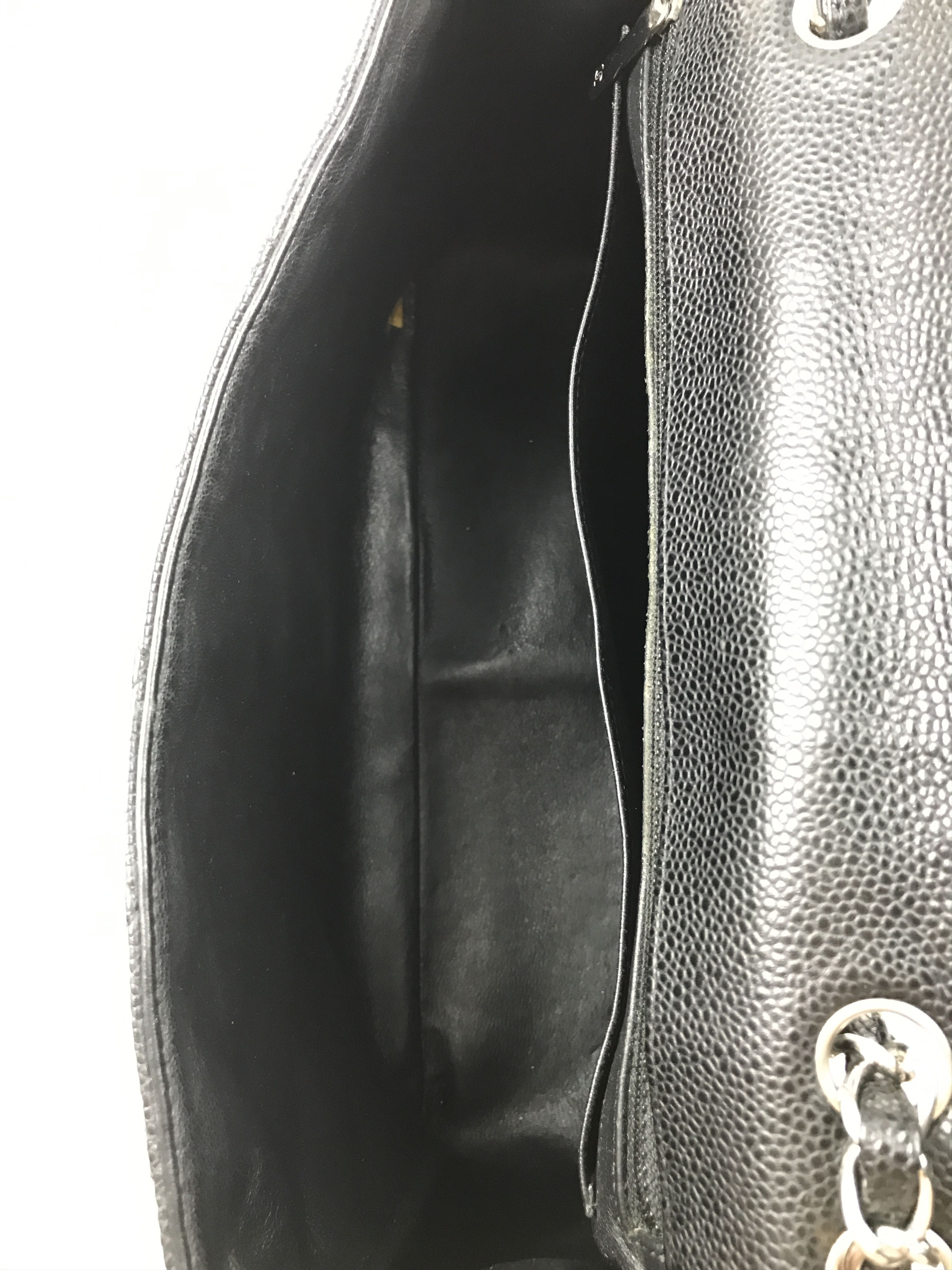 Chanel Chanel timeless jumbo caviar silver hardware Size ONE SIZE - 10 Thumbnail