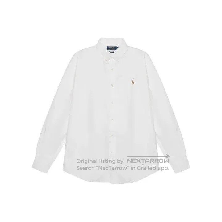 Polo Ralph Lauren Polo Ralph Lauren Men's White Logo Embroidered Shirt. Size US L / EU 52-54 / 3 - 1 Thumbnail