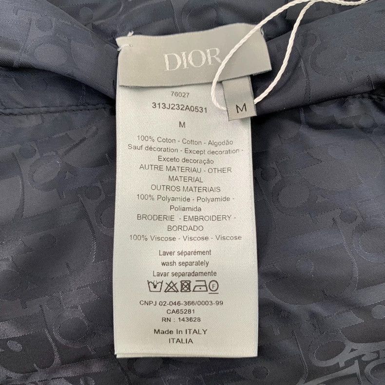 Dior Dior Black logo old flower dark pattern full print double-s Size US M / EU 48-50 / 2 - 5 Thumbnail