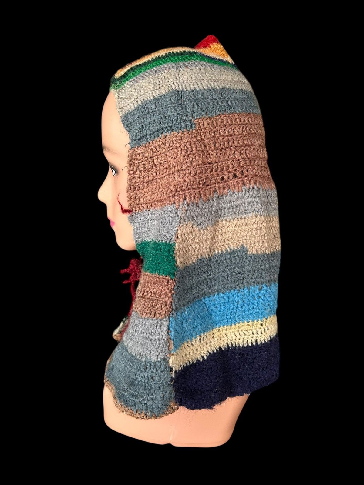 Kapital Crochet Knitted Handmade Balaclava Beanie Size ONE SIZE - 7 Thumbnail