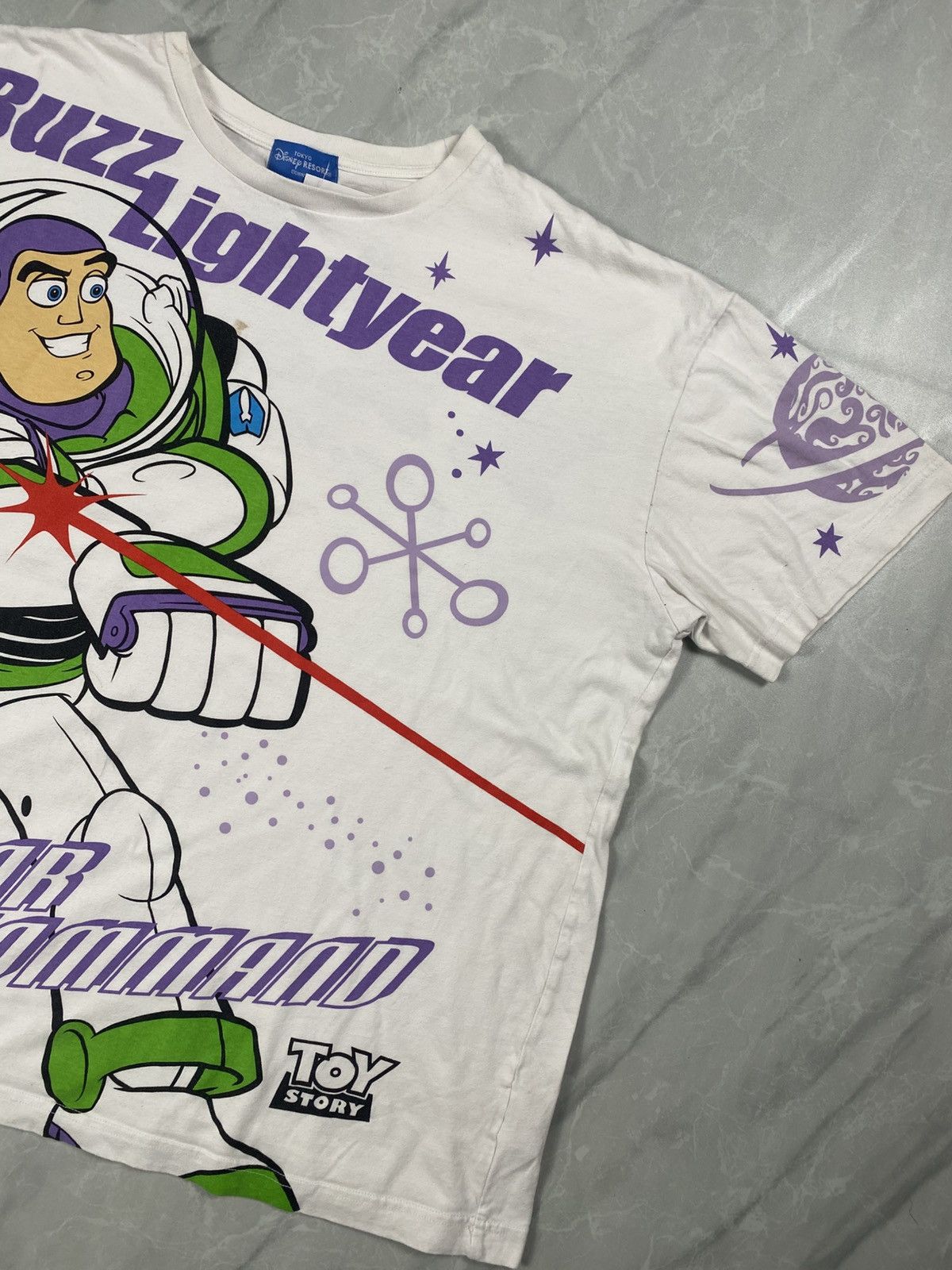 Disney Grail RARE Tokyo Disney Vintage Buzz Lightyear Tee Size US XXL / EU 58 / 5 - 3 Thumbnail