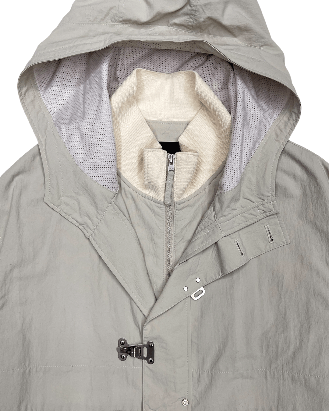 Allegri Allegri SS22 Utility High-Neck Hooded Windbreaker Size US M / EU 48-50 / 2 - 6 Thumbnail
