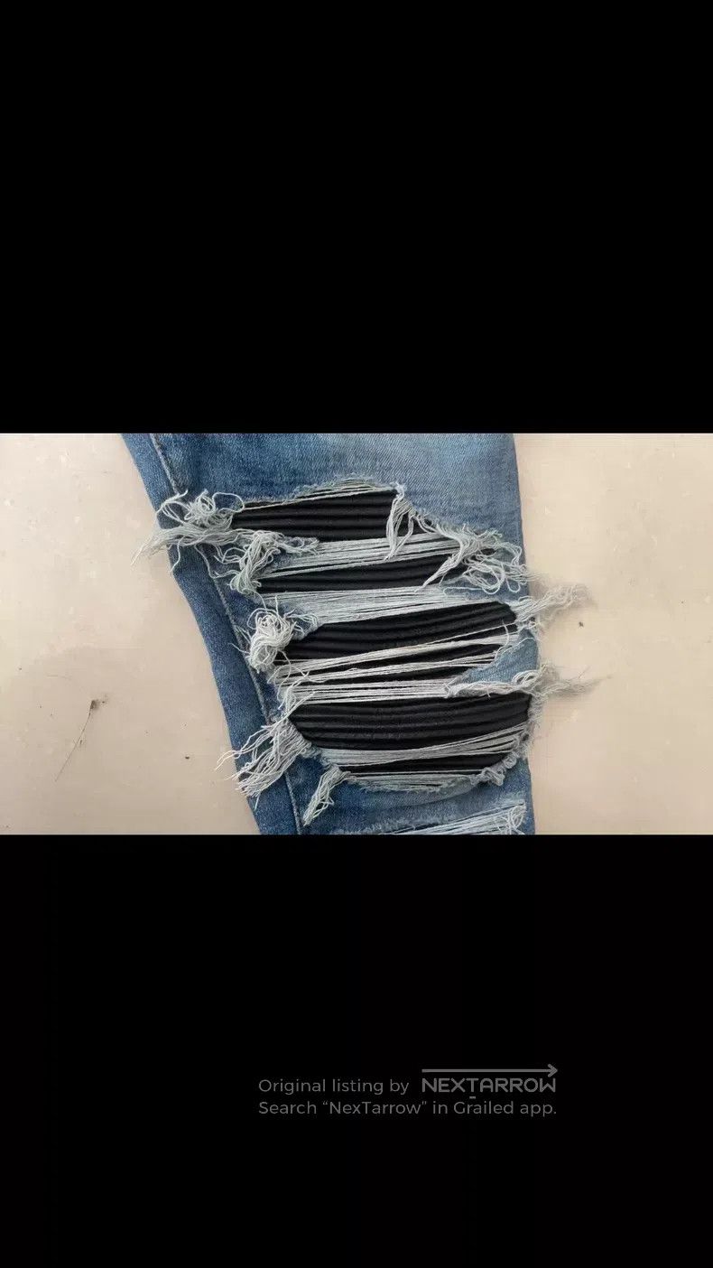 Amiri Amiri Size 30 Blue denim jacketed jeans Size US 30 / EU 46 - 3 Thumbnail
