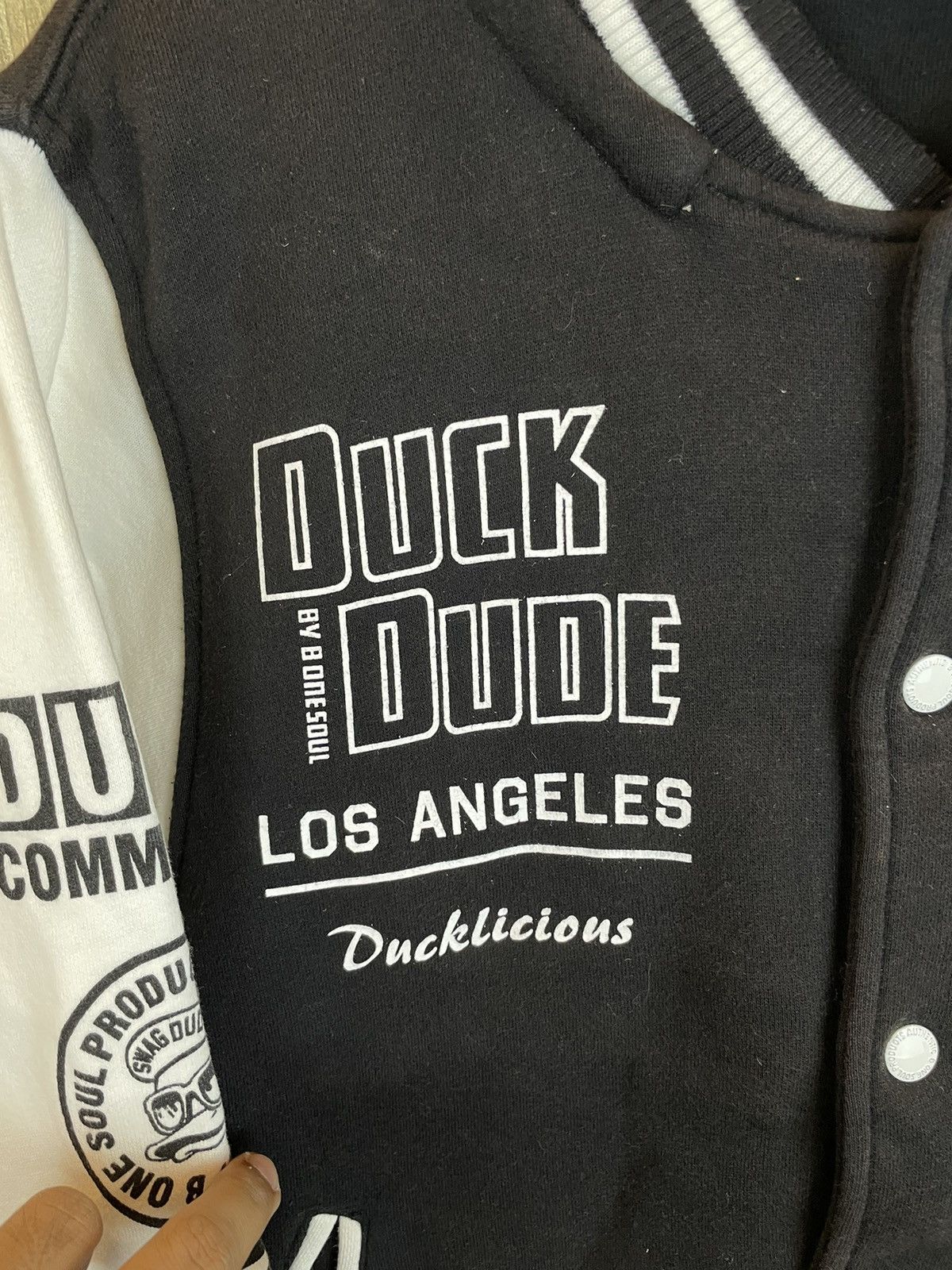 Vintage Rare B One Soul Duck Dude Varsity Jacket Size US M / EU 48-50 / 2 - 9 Thumbnail