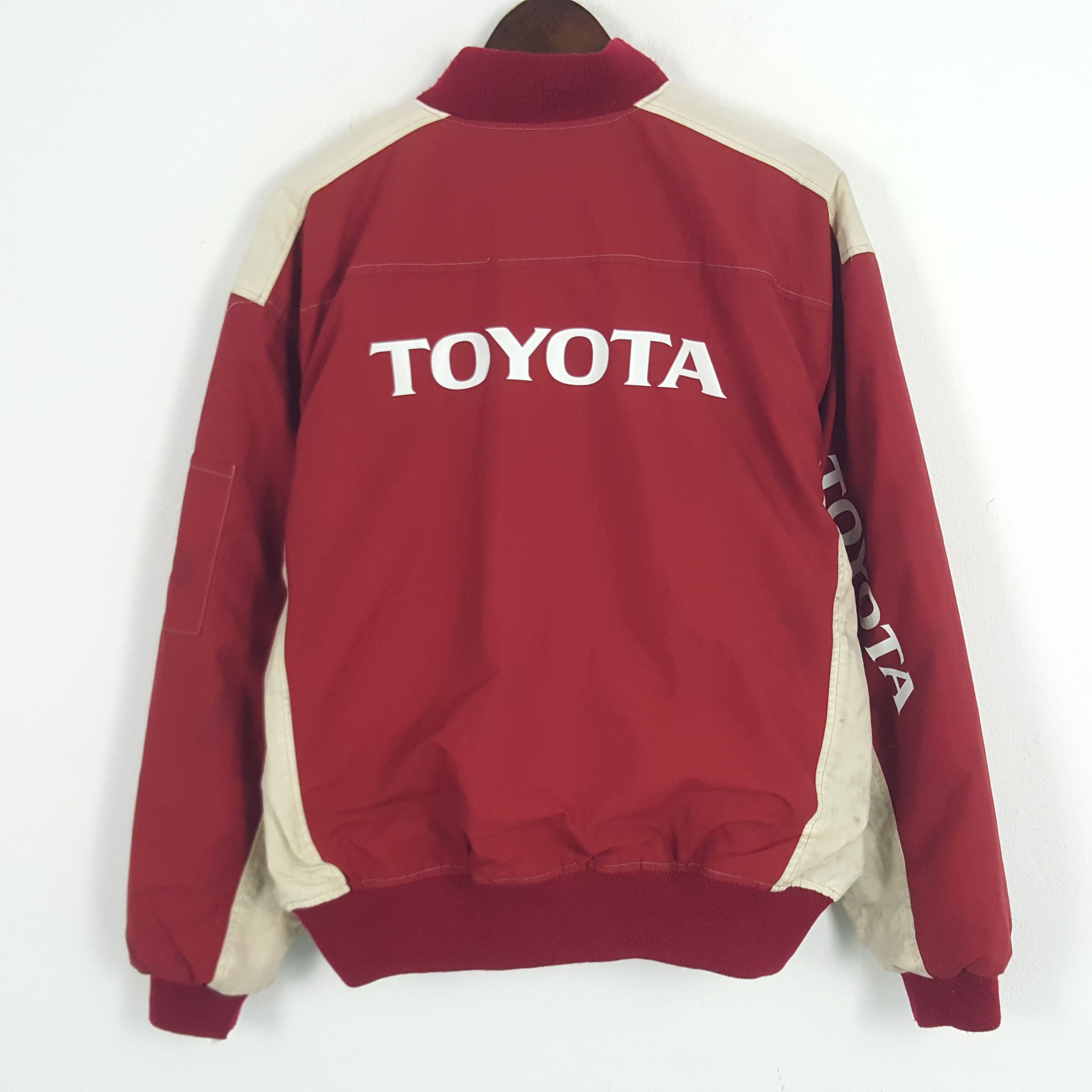 Vintage Vintage Toyota Racing Sport Bomber Jacket Size US L / EU 52-54 / 3 - 1 Thumbnail