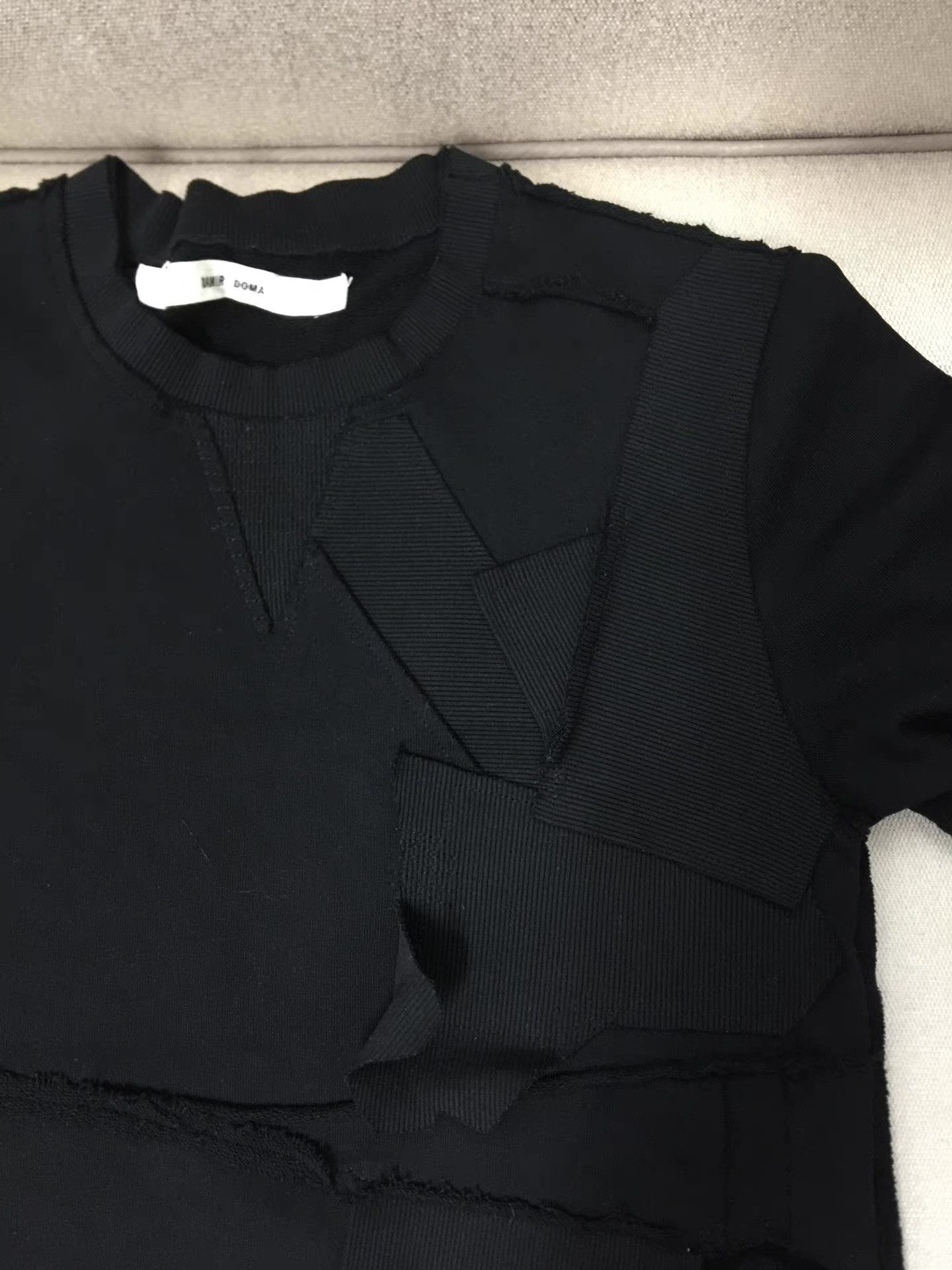 Damir Doma Damir Doma dark style T-shirt with strap decoration Ｑ21 Size US S / EU 44-46 / 1 - 4 Thumbnail