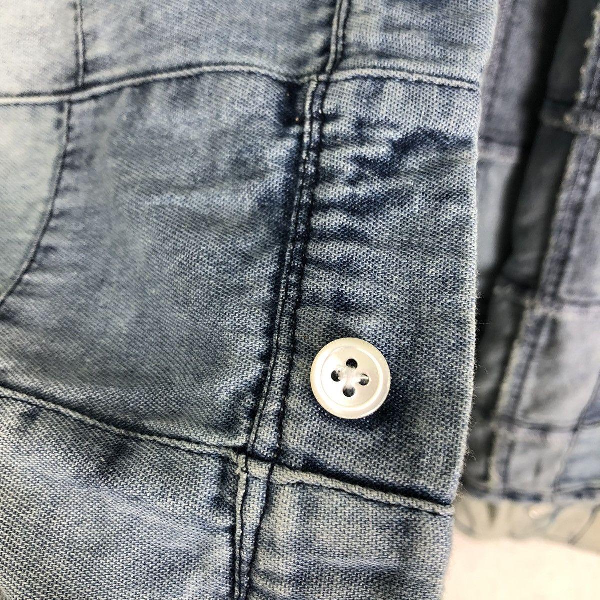 Japanese Brand 🔥VINTAGE PATCH WORK DENIM JACKET CATHY JANE JAPAN Size US M / EU 48-50 / 2 - 16 Thumbnail