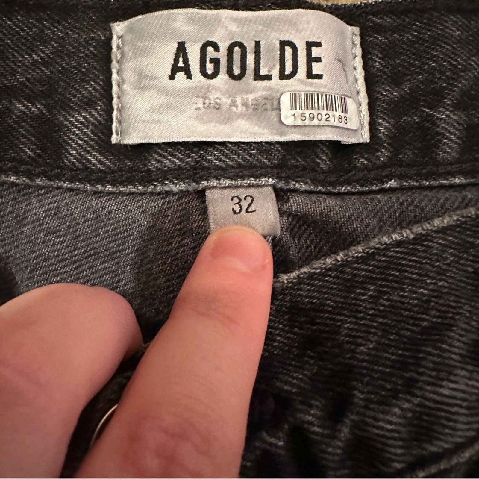 Agolde RTR Agolde Women's Minka Cargo High Rise Jeans Sz 32 Size 32" / US 10 / IT 46 - 6 Thumbnail