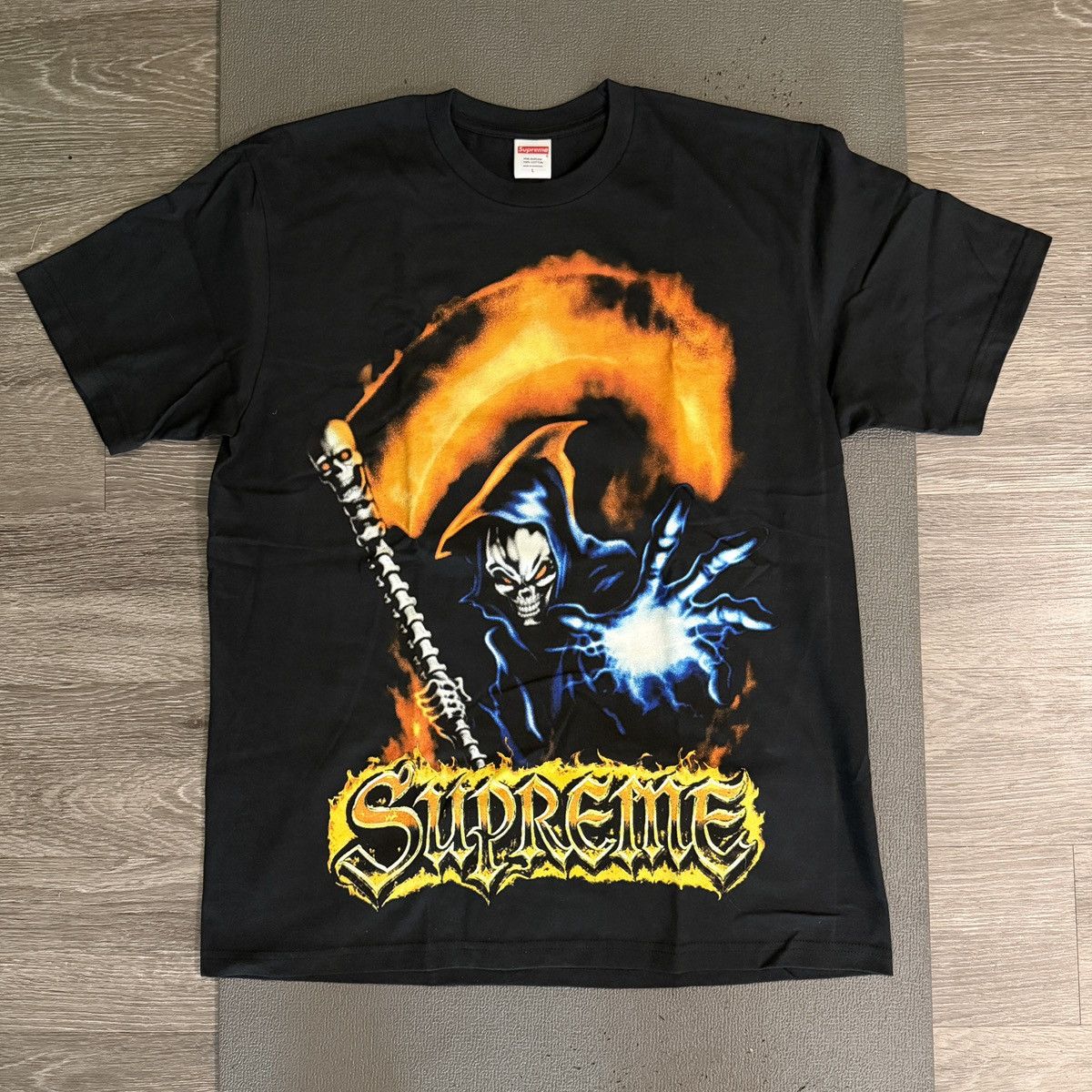Supreme Supreme Reaper Tee Black | Grailed
