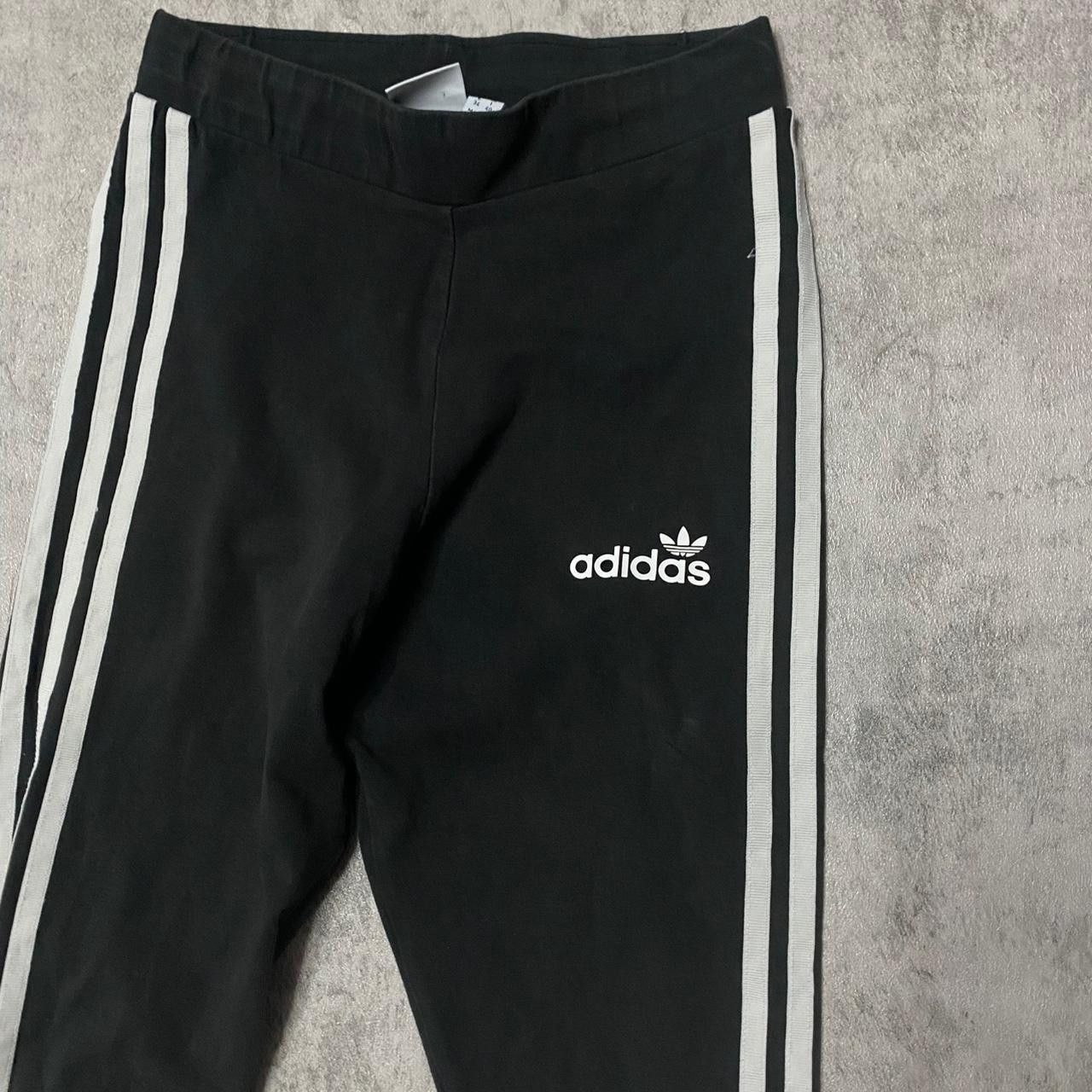 Adidas Black and white Adidas sportswear sweatpants Size US 32 / EU 48 - 2 Thumbnail