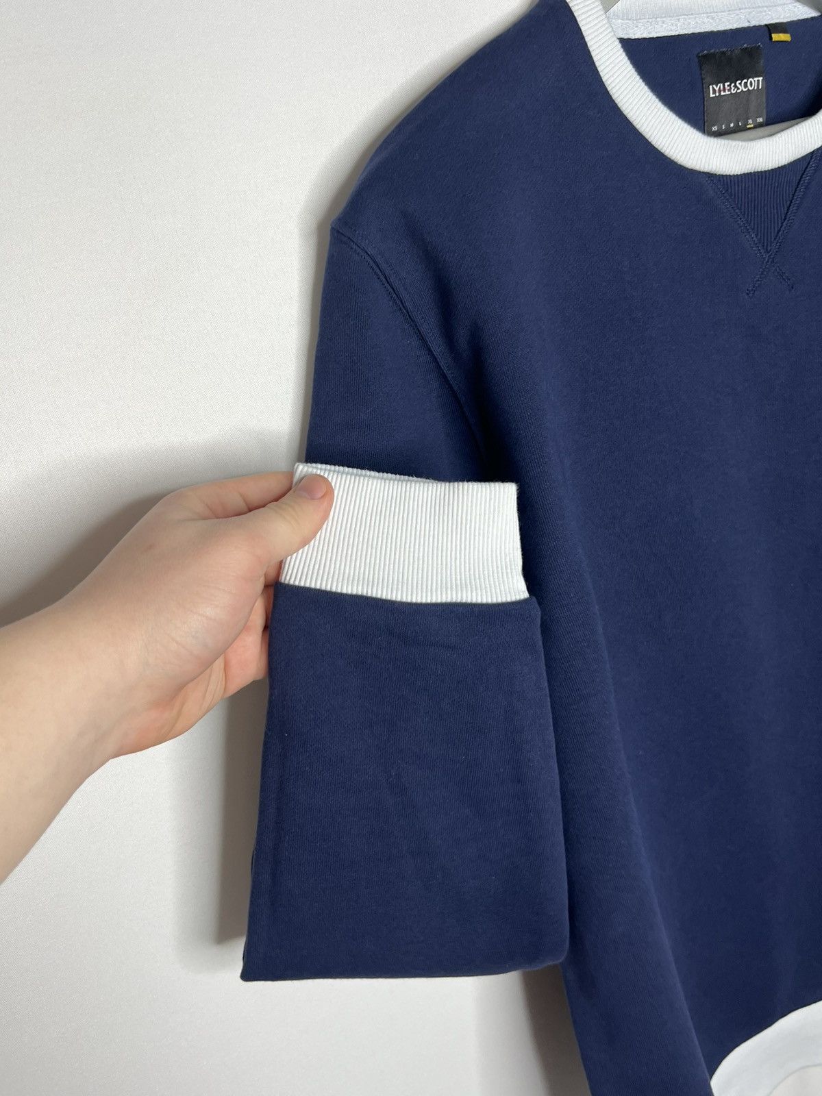 Lyle & Scott Lyle & Scott Navy Blue Based Sweatshirt Casual Size US XL / EU 56 / 4 - 6 Thumbnail