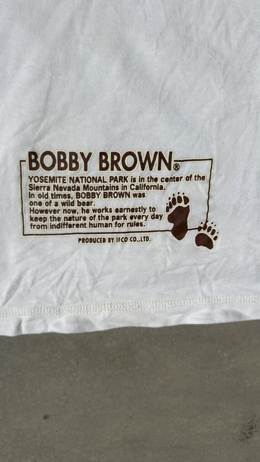 Vintage VINTAGE BOBBY BROWN YOSEMITE NATIONAL PARK TEE Size US L / EU 52-54 / 3 - 8 Thumbnail