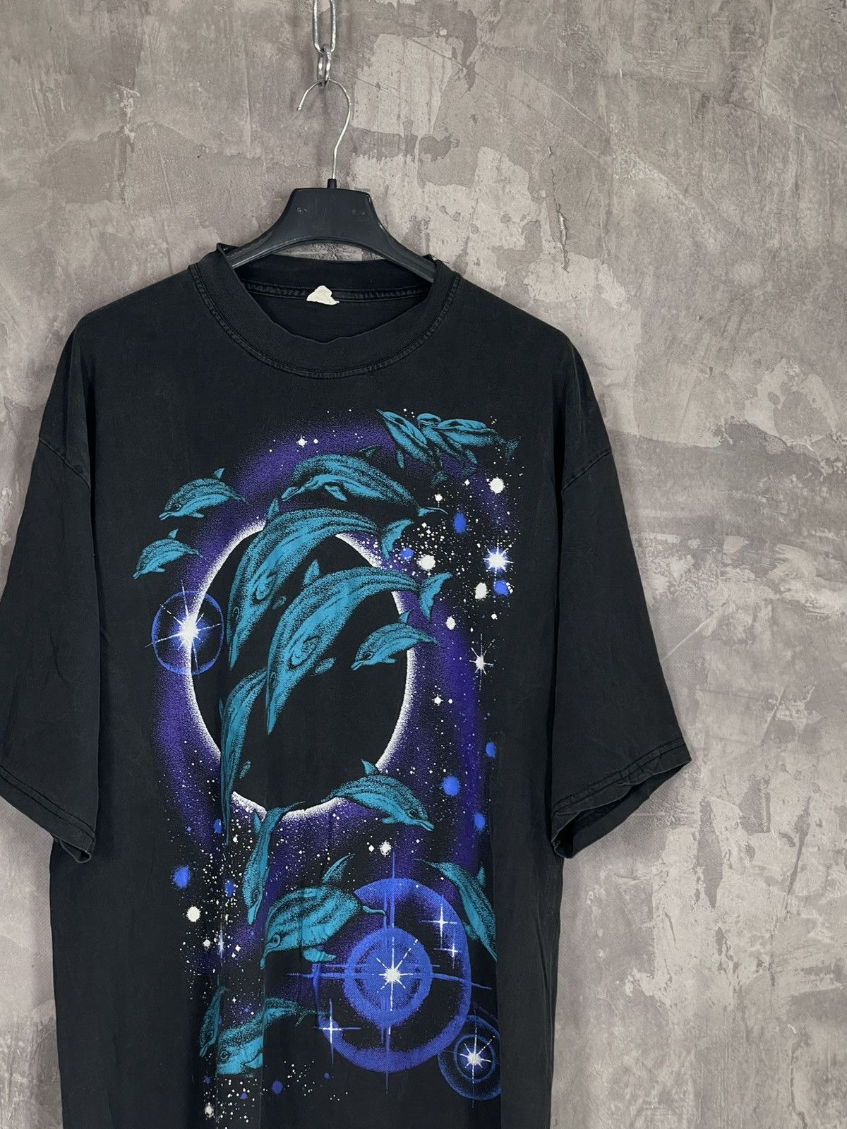 Fruit Of The Loom × Vintage Vintage 90s Made in USA St Barths Dolphins Graphics T-shirt Size US XL / EU 56 / 4 - 4 Thumbnail