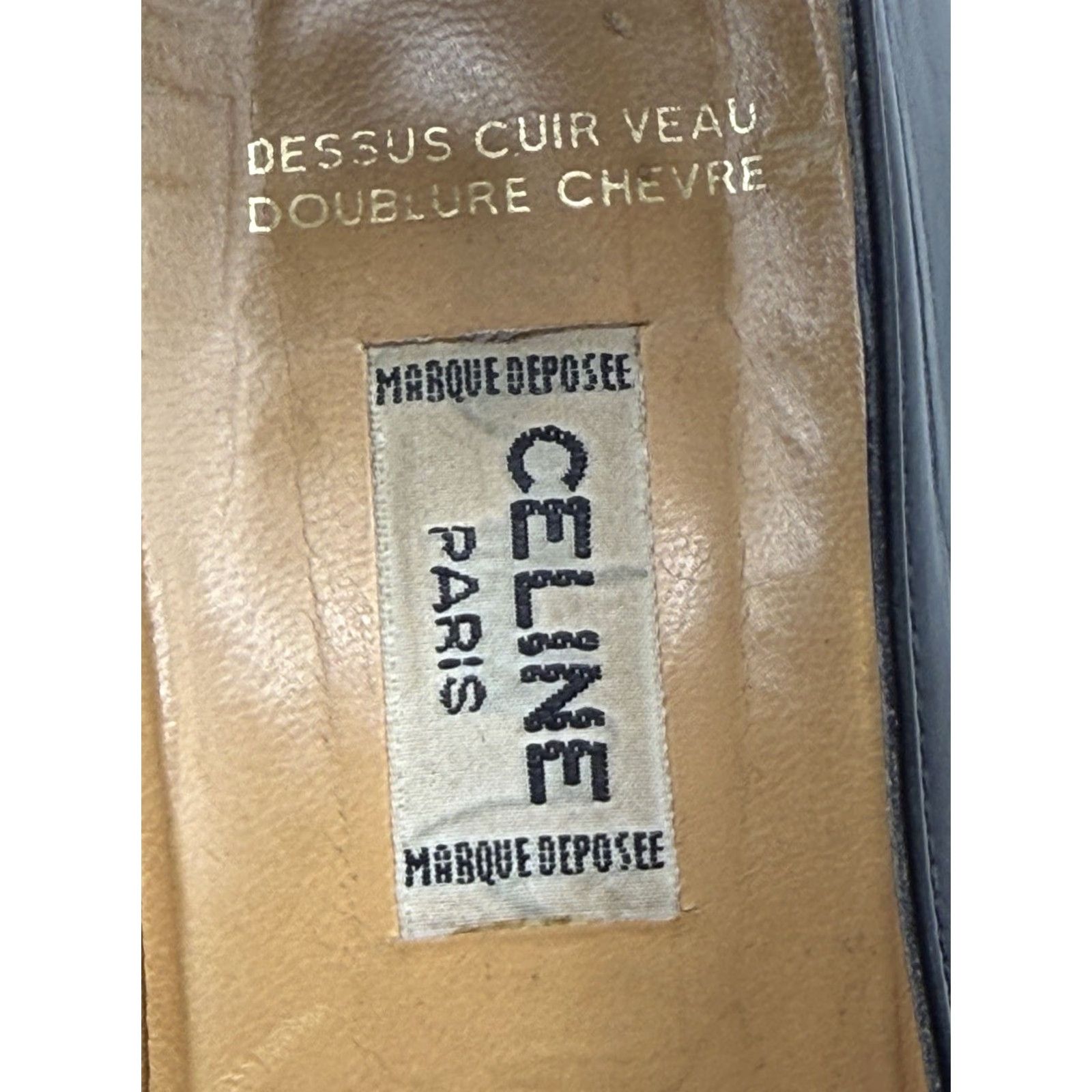 Celine VINTAGE CELINE Horsebit Metal Leather Pumps Women Black US 5.5-6 22.5 Shoes Size US 5.5 / IT 35.5 - 5 Thumbnail