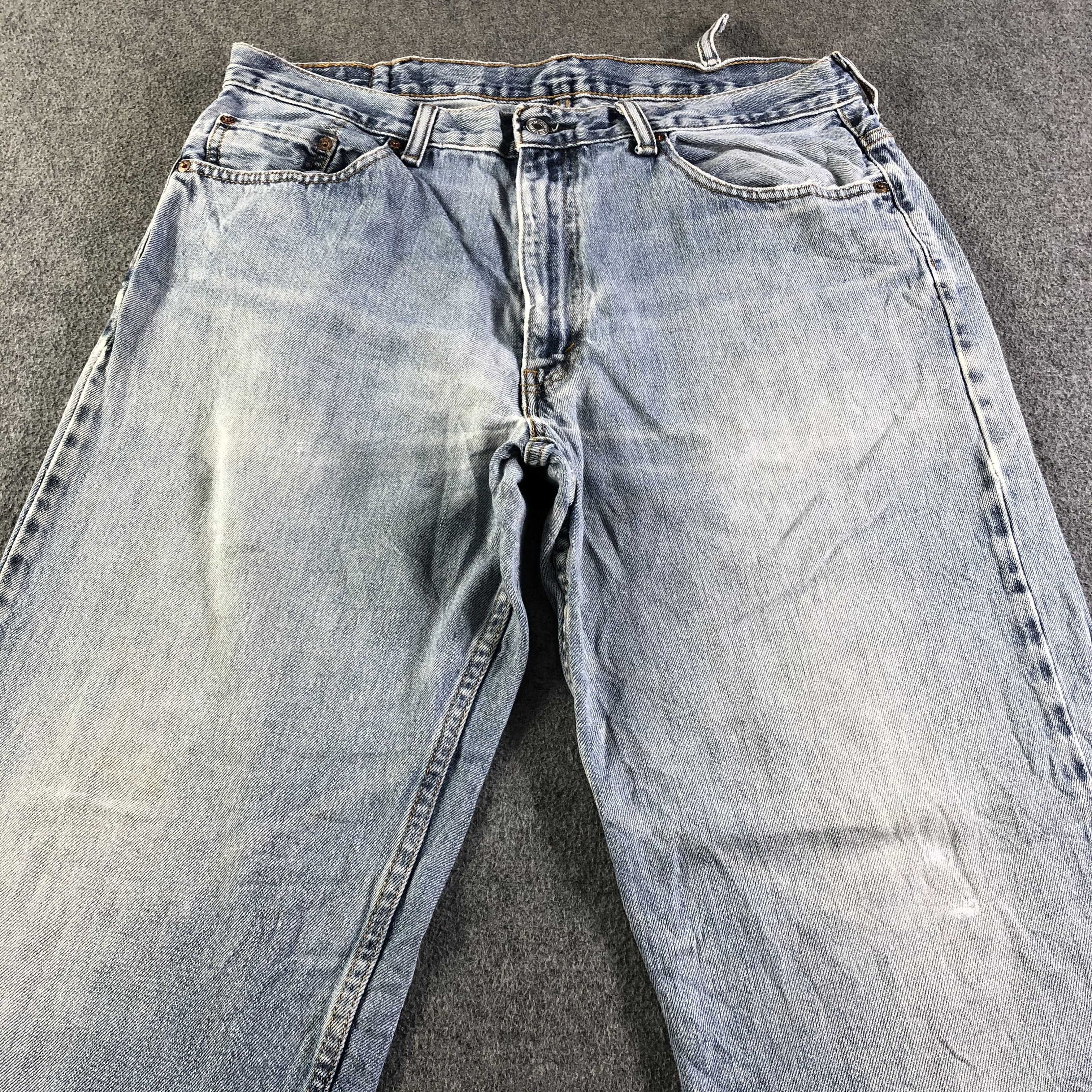 Levi's Vintage Blue Wash Levis 550 Jeans-J4420 Size US 37 - 3 Thumbnail