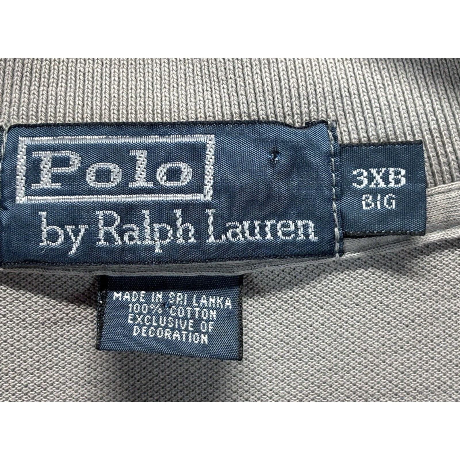 Ralph Lauren Polo Ralph Lauren Shirt Adult Big 3X Grey Green Pony Mens Preppy Size US XXL / EU 58 / 5 - 5 Thumbnail