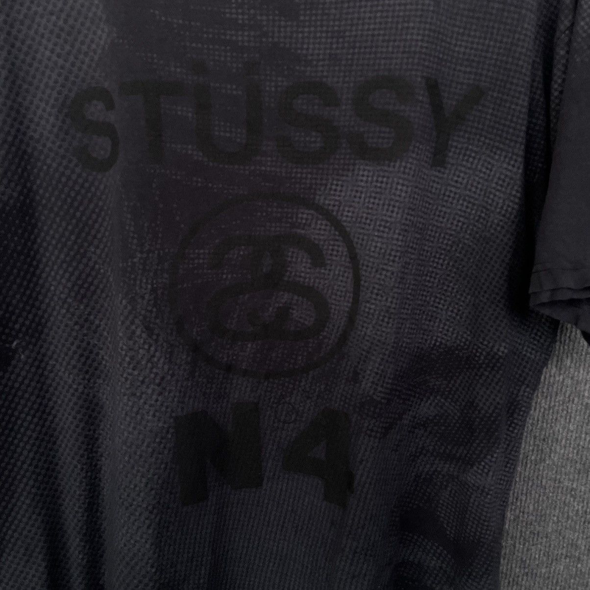 Stussy × Vintage Vintage Y2K Stussy N4 Abstract Art Thrashed T Shirt Size US XL / EU 56 / 4 - 2 Thumbnail