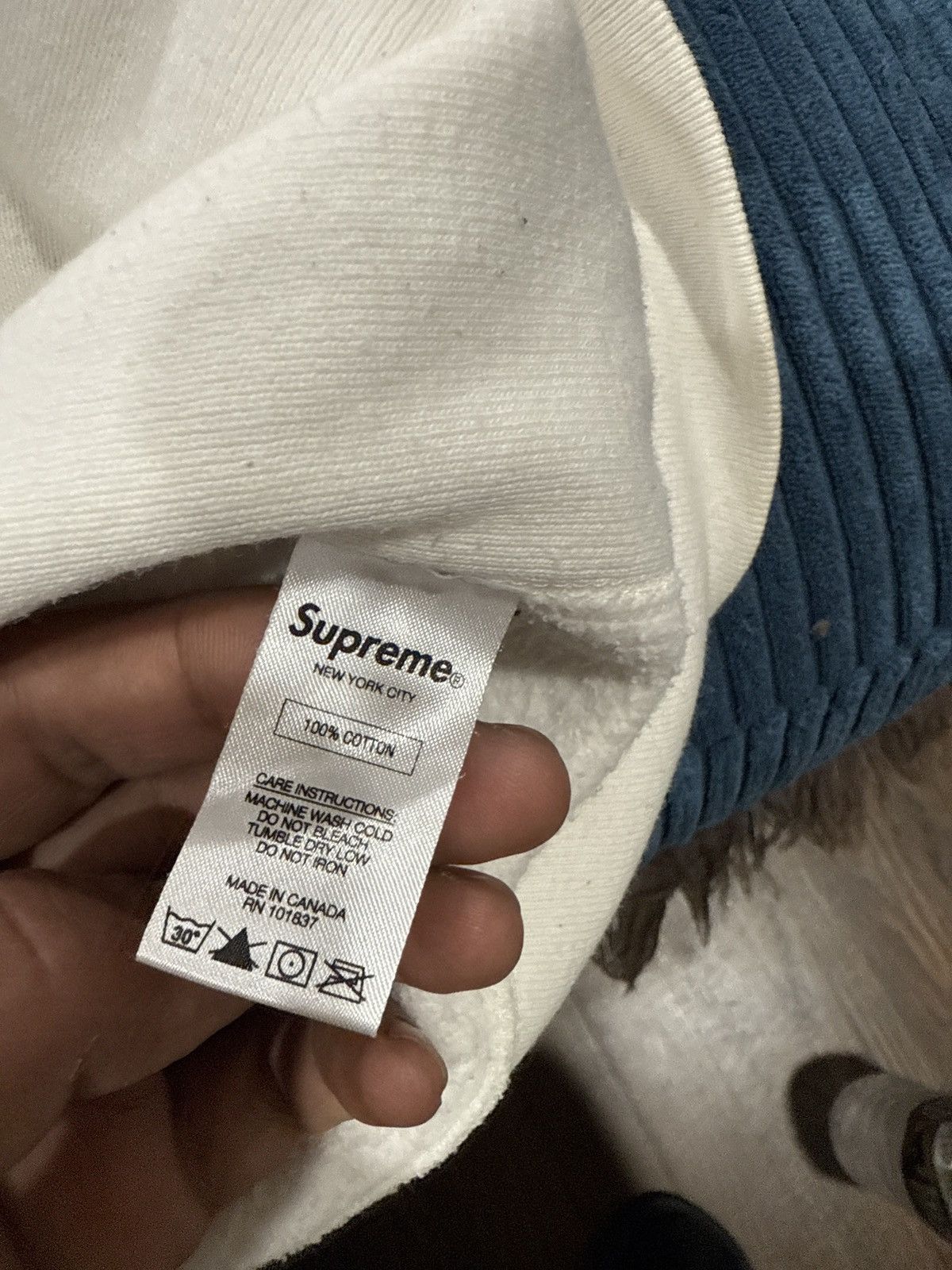 Playboy × Supreme SUPREME PLAYBOY distressed HOODIE XL Size US XL / EU 56 / 4 - 3 Thumbnail