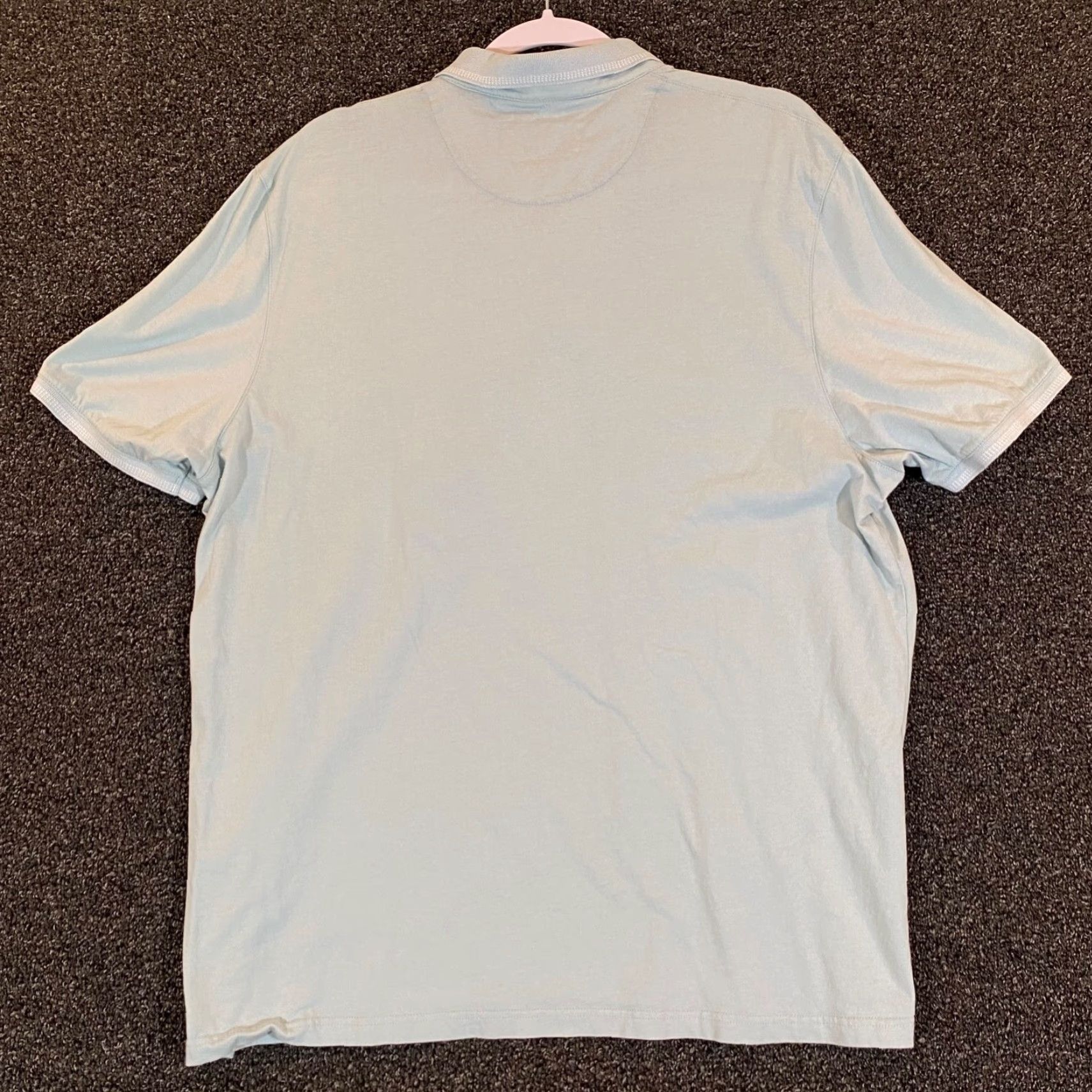 Ted Baker Ted Baker London Polo Mens 7 Blue Casual Golf Shirt Short Sleeve Size US M / EU 48-50 / 2 - 7 Thumbnail
