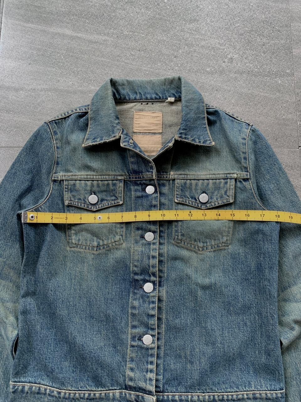 Helmut Lang FREE TAX! Stained Wash Denim Jacket Size US XS / EU 42 / 0 - 21 Thumbnail