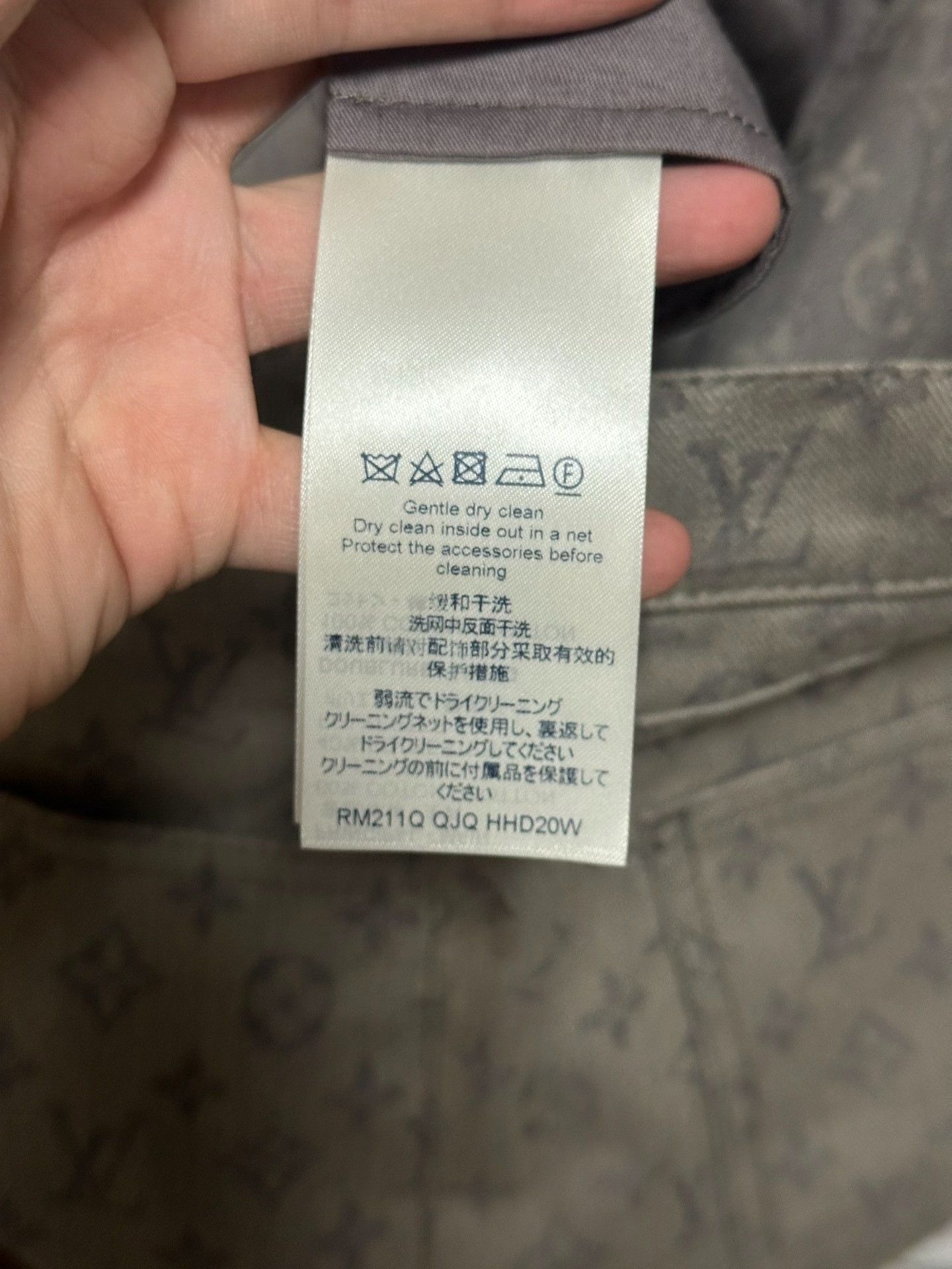 Louis Vuitton LV Monogram Logo Straight Leg Denim Pants Size US 32 / EU 48 - 4 Thumbnail