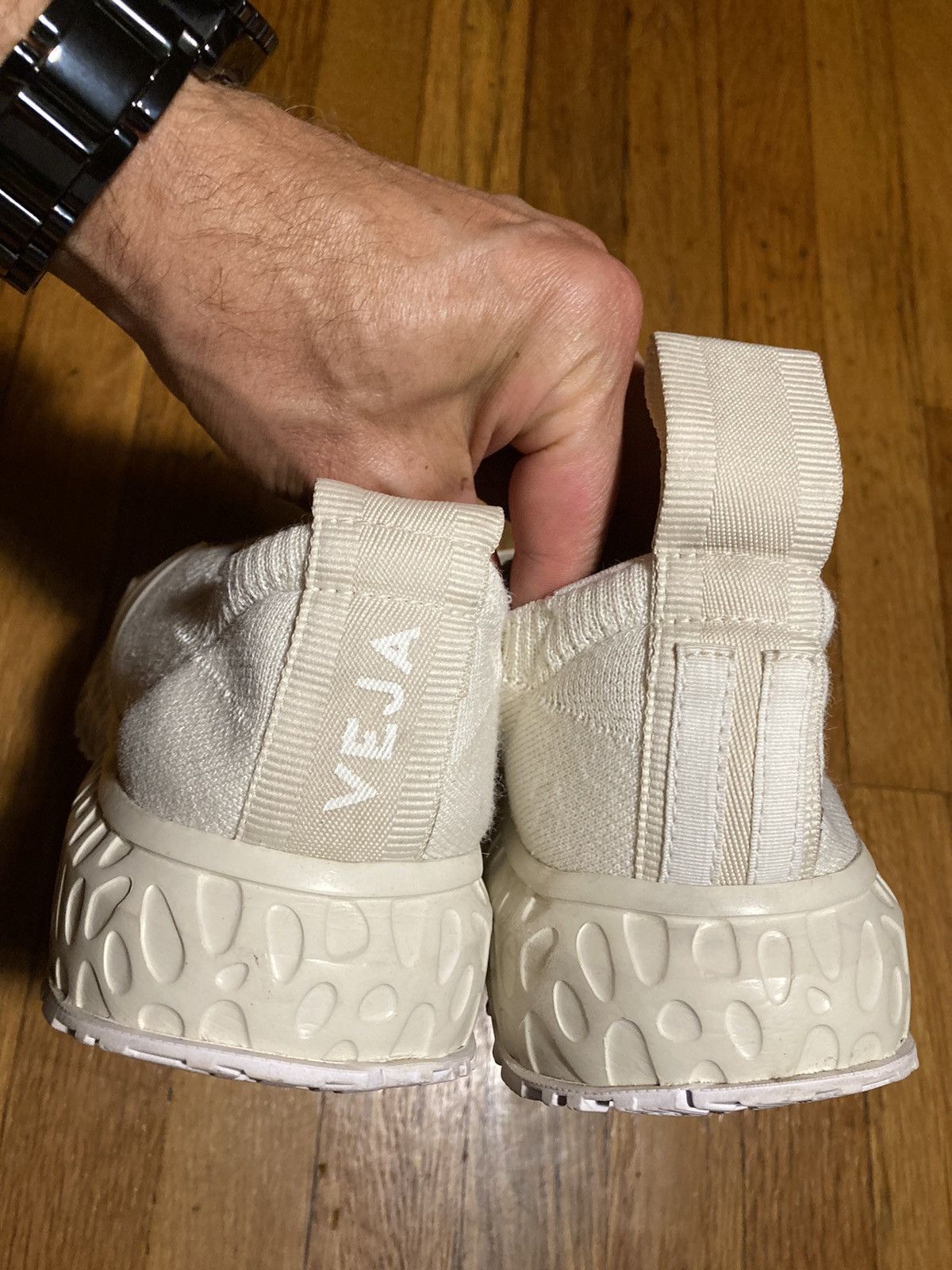 Rick Owens × Veja Veja Rick Owens Low Sock Sneakers Trainers Size 12.5 Size US 12.5 / EU 45-46 - 3 Thumbnail