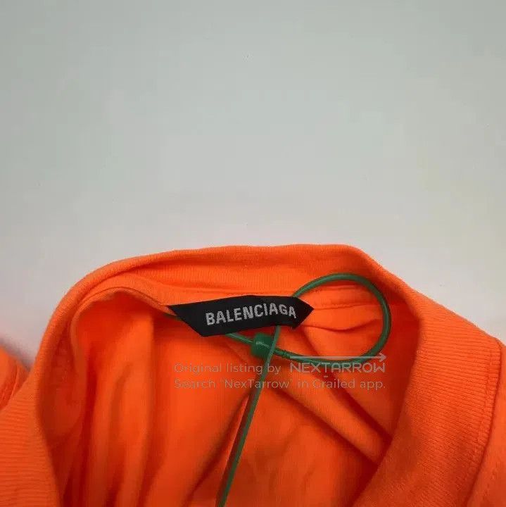 Balenciaga Balenciaga Orange Graphic Short Sleeve T. Size US L / EU 52-54 / 3 - 2 Thumbnail