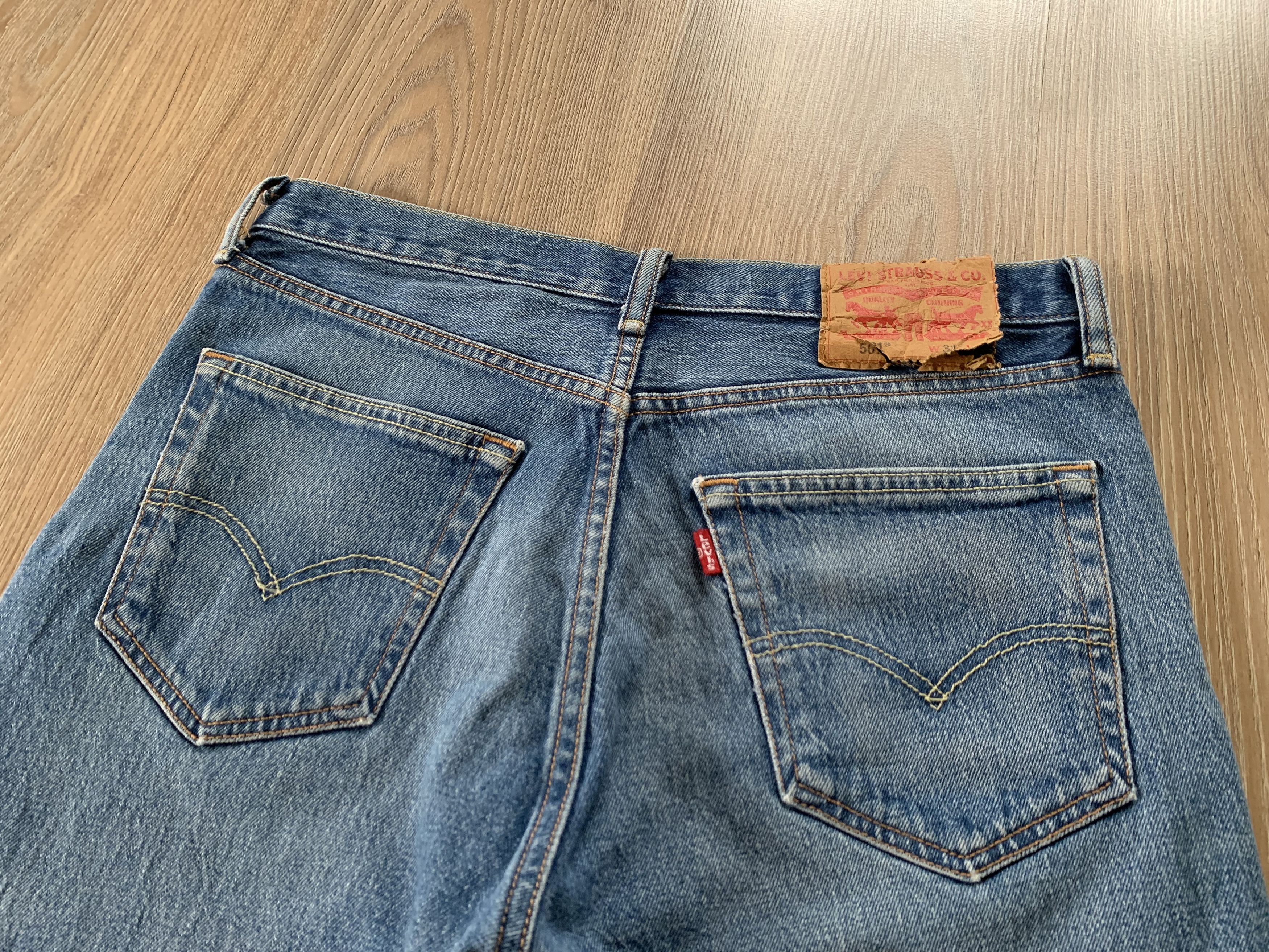 Denime Levis 501 Distressed Denim Shorts Size US 31 - 6 Thumbnail