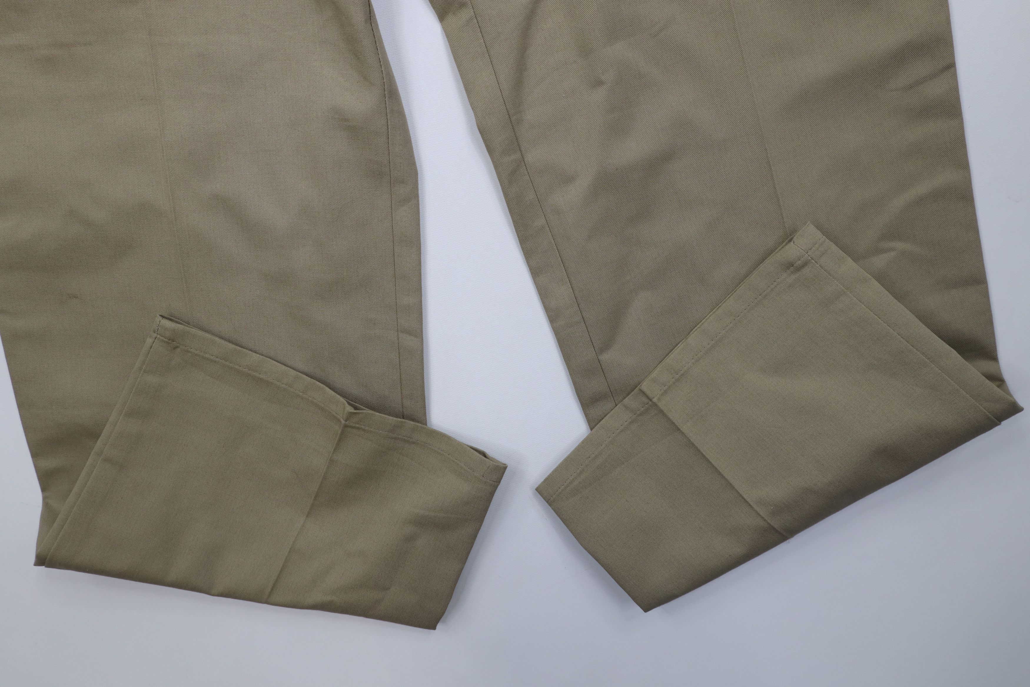 Vintage Vintage 70s 80s Streetwear Wide Leg Pants Trousers Beige USA Size US 38 / EU 54 - 6 Thumbnail