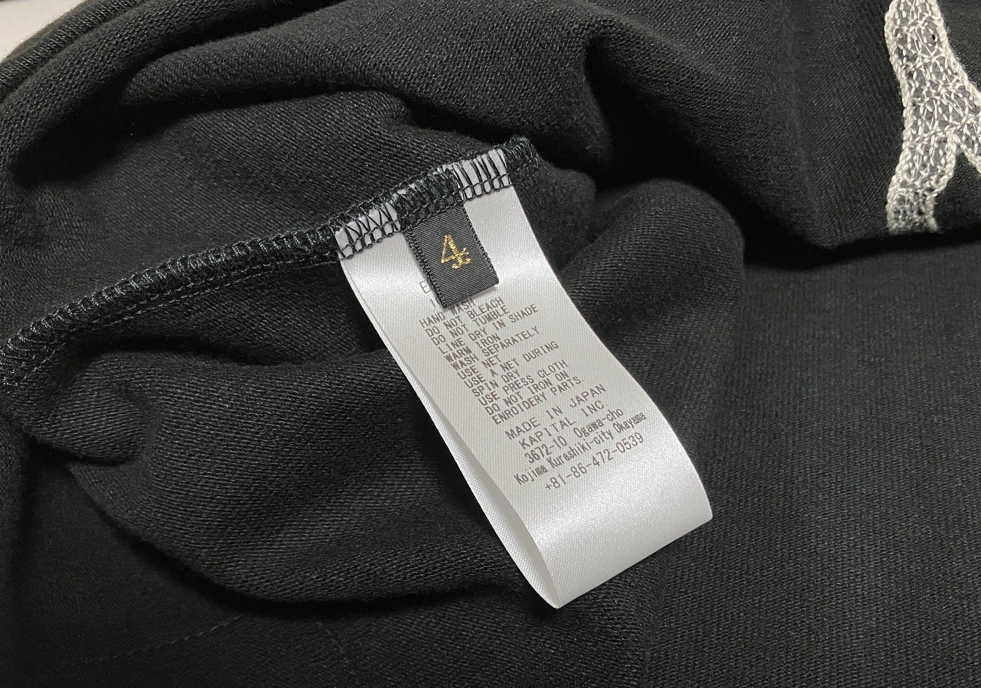 Kapital KAPITAL kountry 16 tenjiku baseball shirt black bone new Size US XL / EU 56 / 4 - 7 Thumbnail