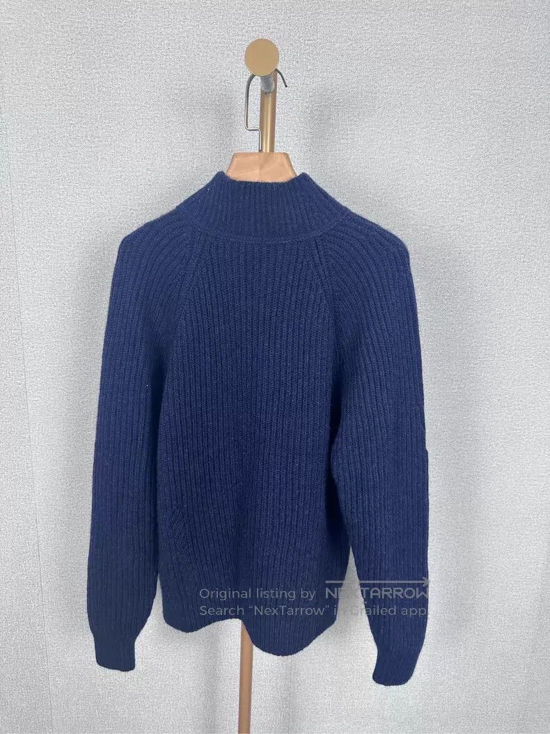 Hermes Hermes Navy Blue Printed Sweater Size XXS / US 00 / IT 34 - 2 Thumbnail