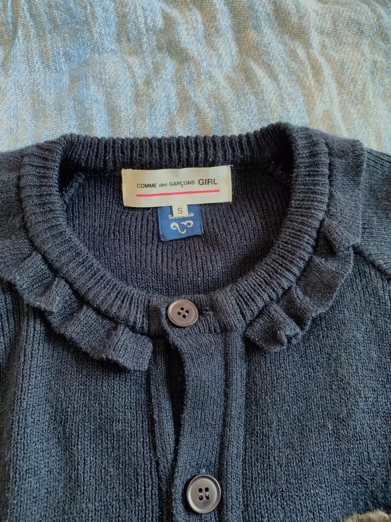Comme des Garcons Comme Des Garcons Lace Wool Jacket Knitwear Size S / US 4 / IT 40 - 2 Thumbnail