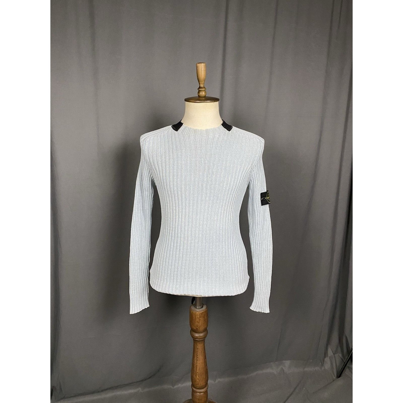 Stone Island Stone Island Vintage Men's Blue Crewneck Knitted Sweater Siz Size US S / EU 44-46 / 1 - 5 Thumbnail