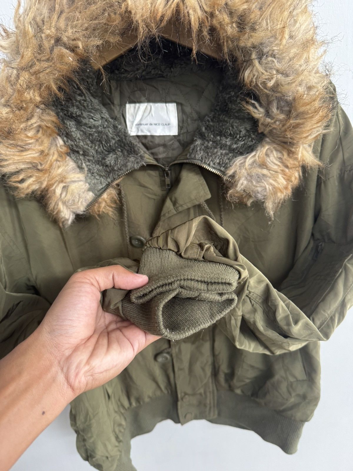 Japanese Brand Y2K 00’S ARCHIVE FLIGHT JACKET BY CONTINUER DE NICE CLAUP Size US L / EU 52-54 / 3 - 3 Thumbnail