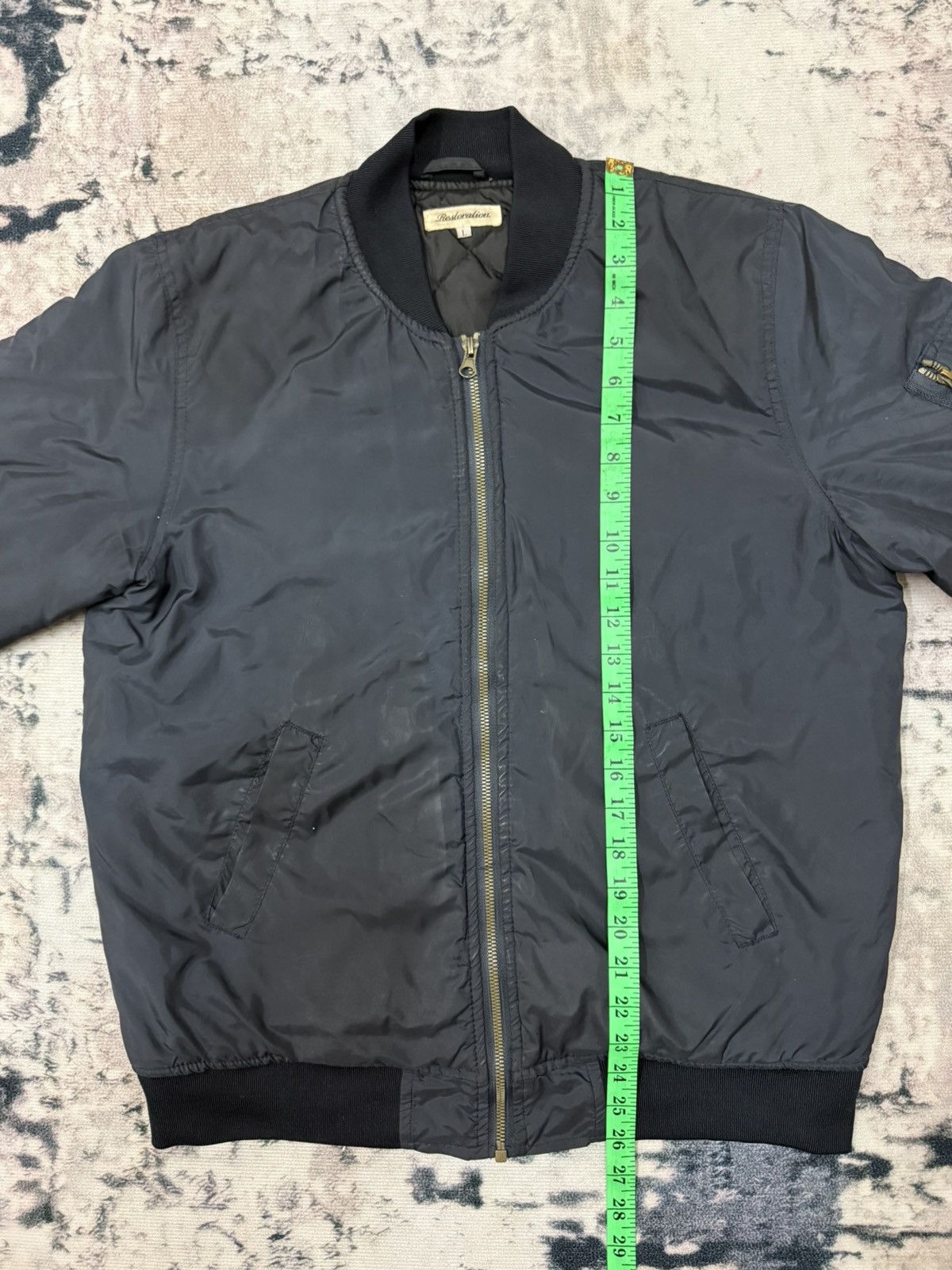 Japanese Brand × Restoration × Vintage RESTORATION BOMBER JACKET Size US S / EU 44-46 / 1 - 15 Thumbnail