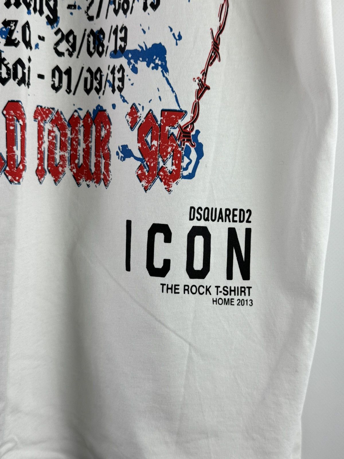 Dsquared2 Dsquared2 Metallic Twins World Tour 1995 Icon T Shirt TW/DS Size US L / EU 52-54 / 3 - 3 Thumbnail