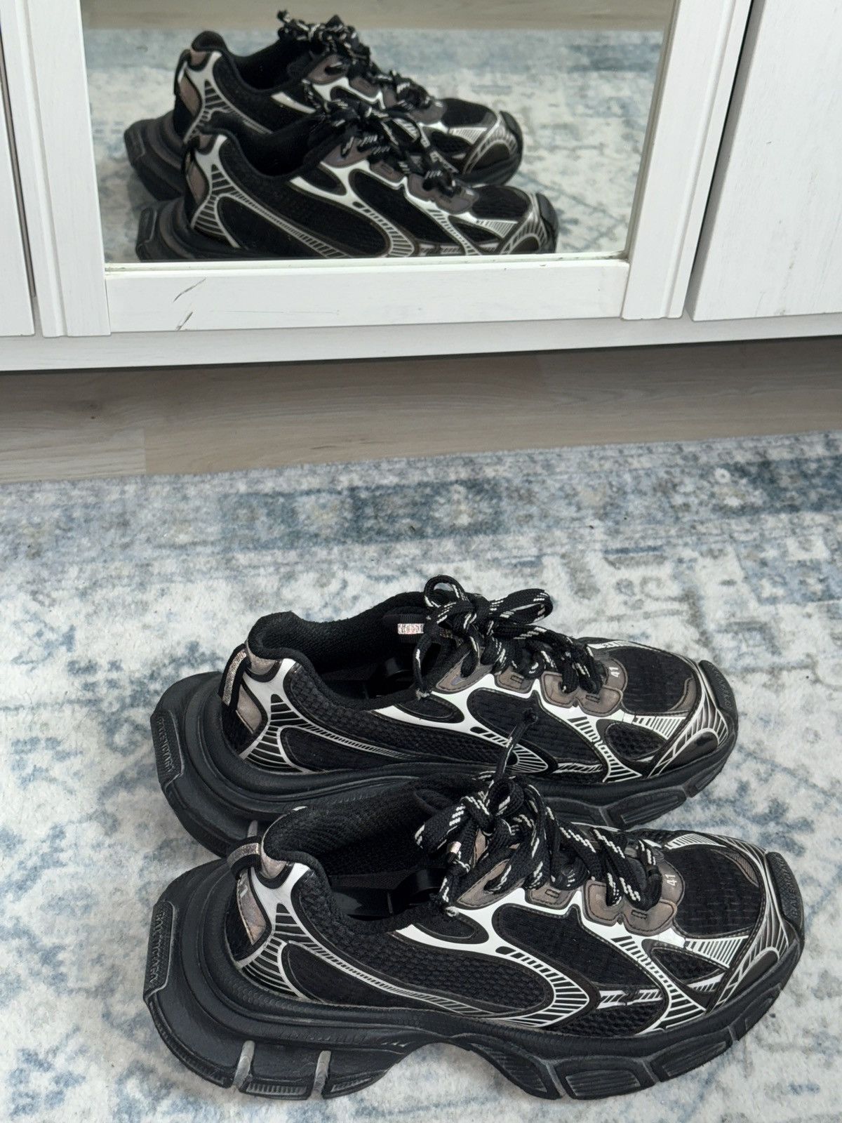 Balenciaga Balenciaga 3XL black/white Size US 8.5 / EU 41-42 - 6 Thumbnail