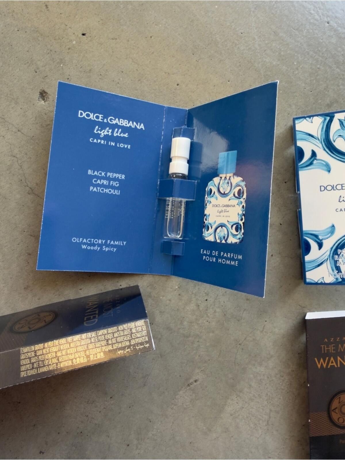 Dolce & Gabbana Dolce & Gabbana Azzaro / 4pc Men's Sample Fragrance Set Size ONE SIZE - 2 Thumbnail