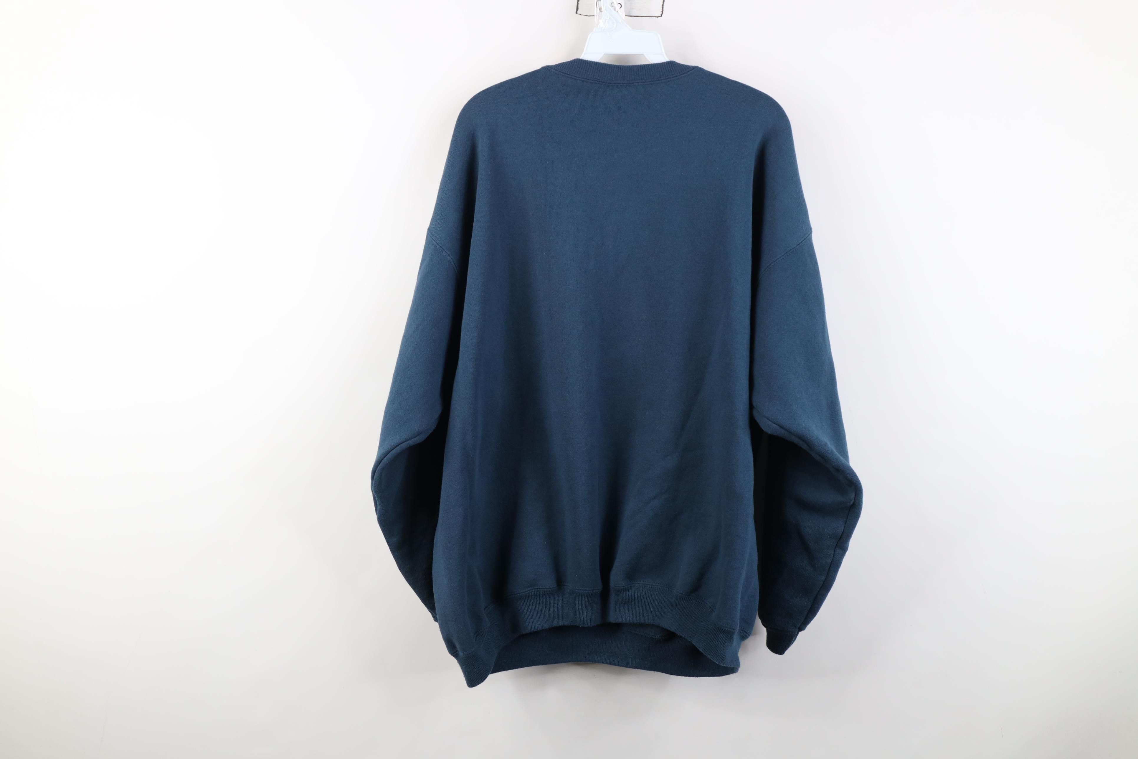 Vintage Vintage 90s Streetwear Hawaii Beach Crewneck Sweatshirt Blue Size US XL / EU 56 / 4 - 11 Thumbnail