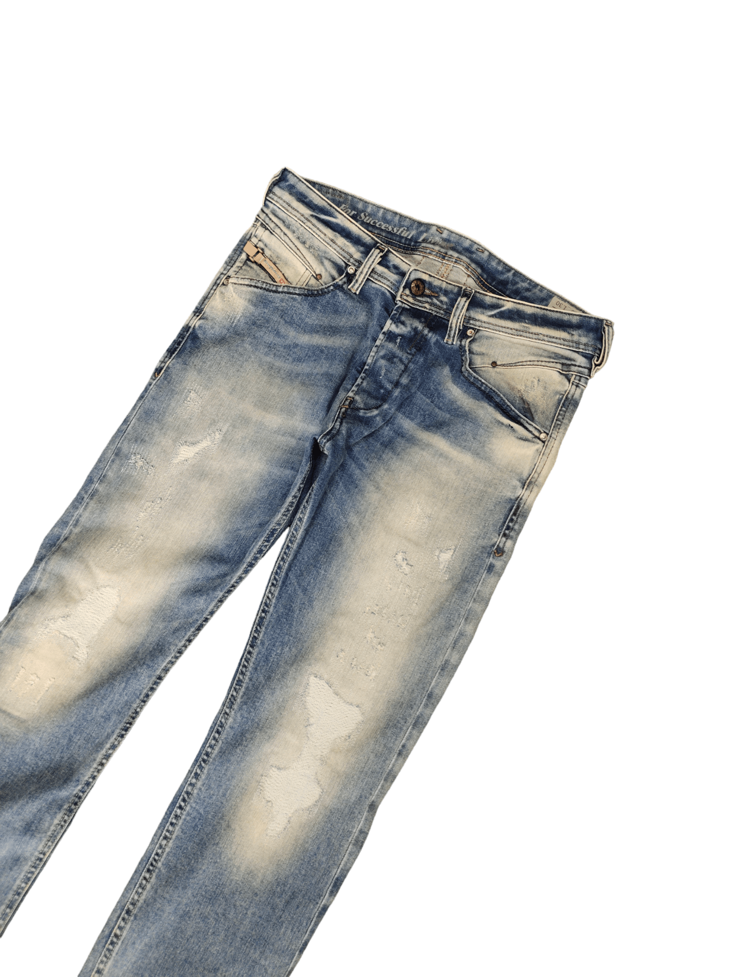 Diesel Vintage Diesel Belther Regular Slim Tapered Denim Jeans Size US 30 / EU 46 - 6 Thumbnail