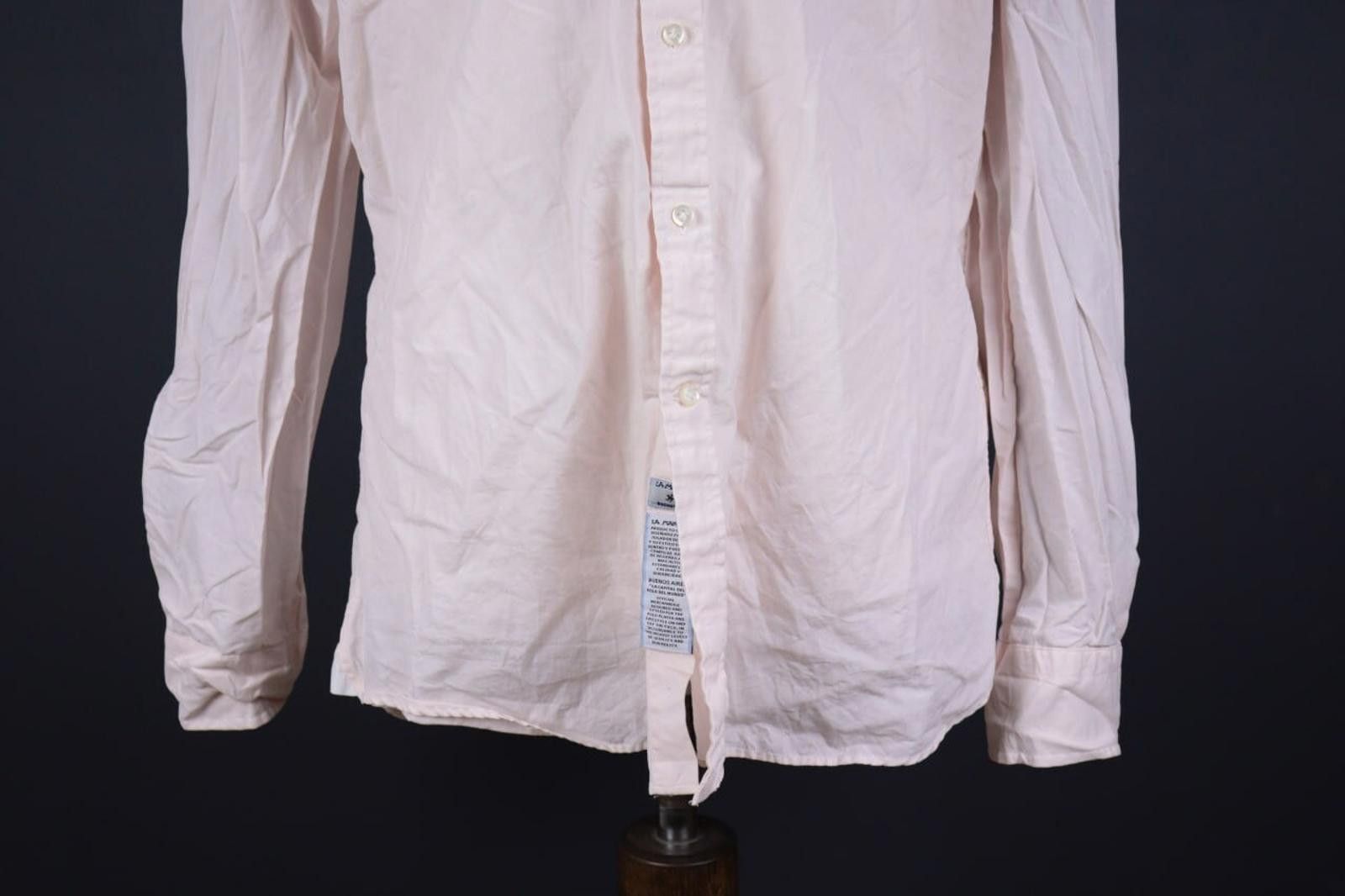 La Martina La Marina Buenos Aires Pink Button Down Shirt Size L Size US L / EU 52-54 / 3 - 3 Thumbnail