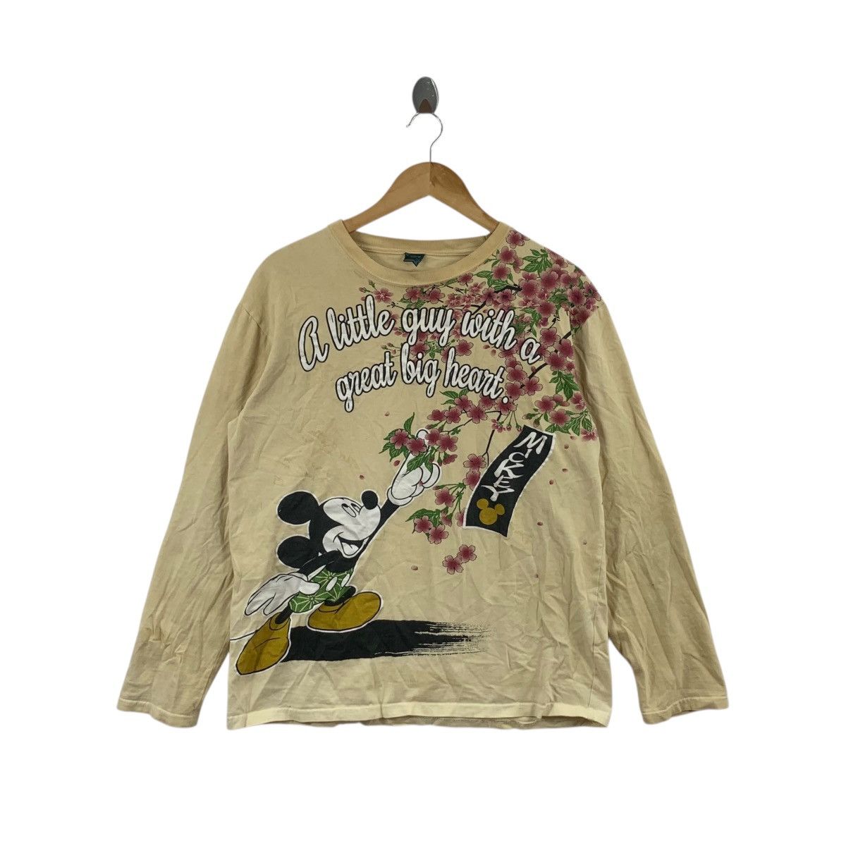 Disney Vintage DISNEY MICKEY MOUSE Superstar Floral Tee Shirt Size M / US 6-8 / IT 42-44 - 1 Thumbnail