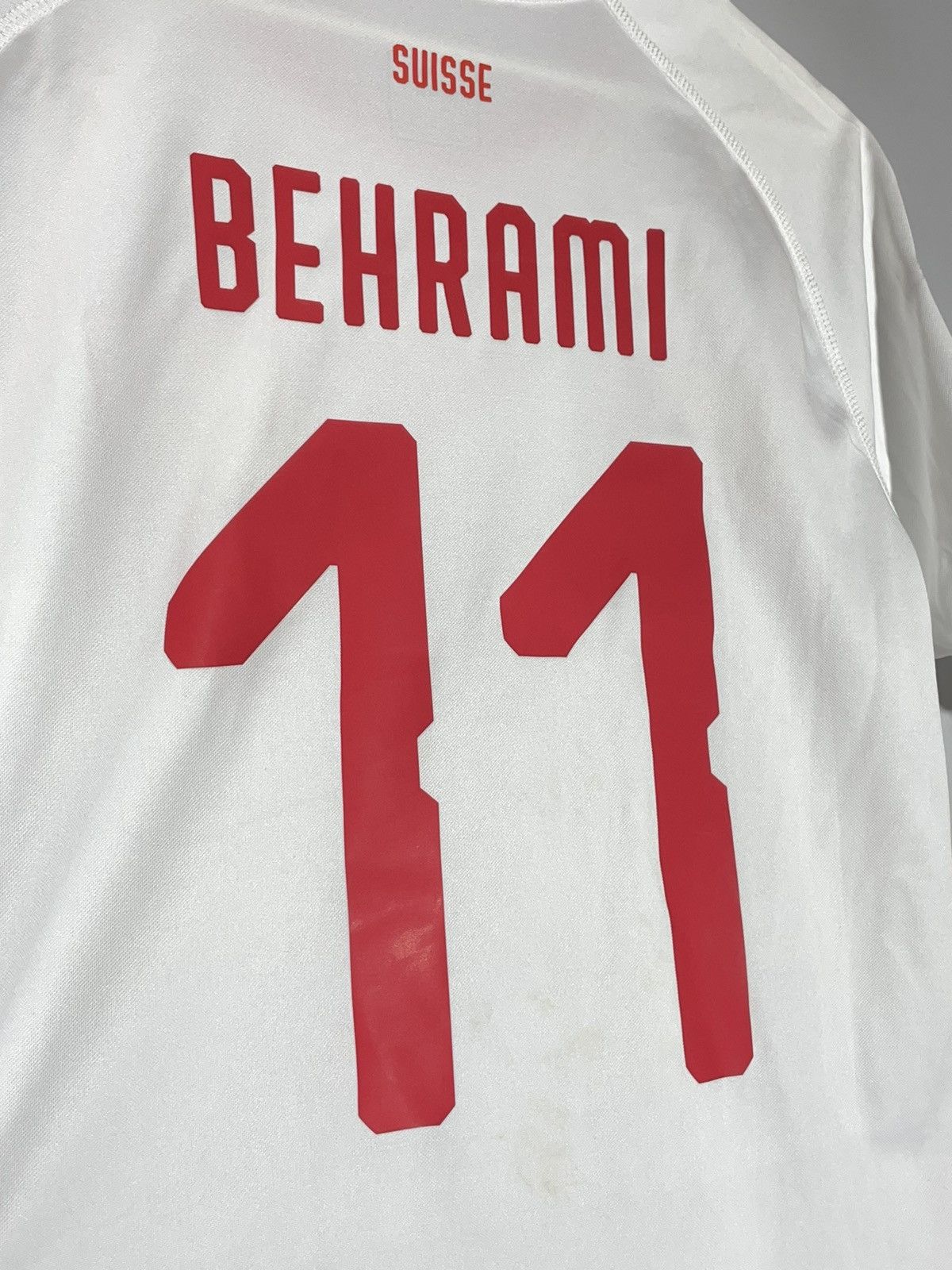 Puma #11 Behrami Switzerland World Cup 2018 Home Football Shirt Size US S / EU 44-46 / 1 - 10 Thumbnail