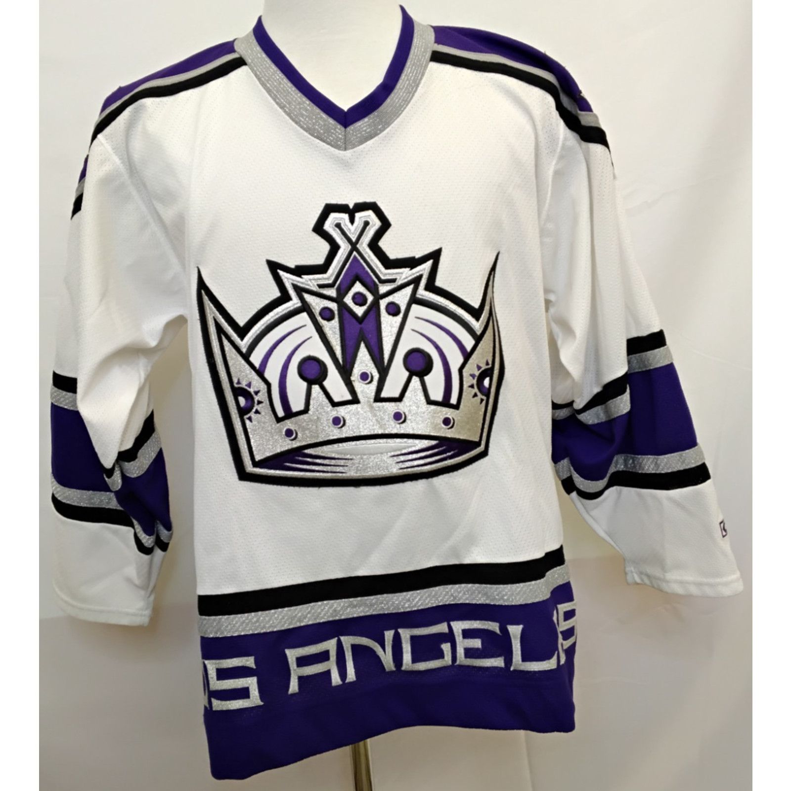 Ccm Los Angeles Kings CCM Jersey S M Purple Crown Patch VTG Rare Size US M / EU 48-50 / 2 - 2 Thumbnail