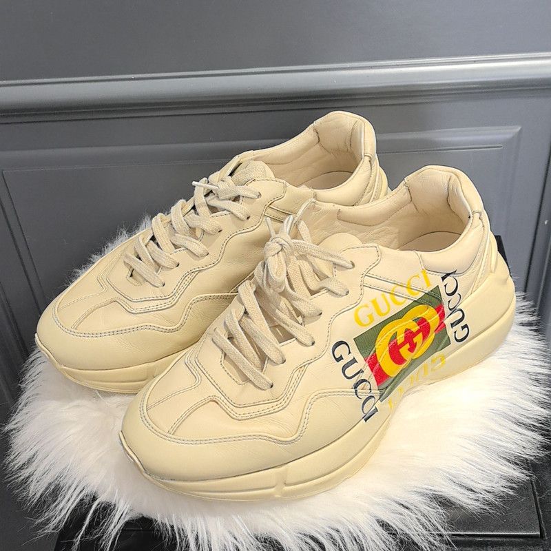 Gucci Gucci Rhyton Classic Logo Dad Sneakers 0079 Size US 8.5 / EU 41-42 - 1 Thumbnail