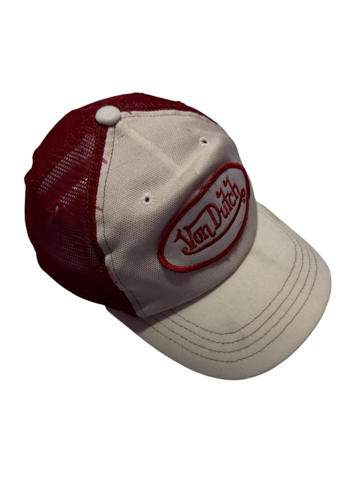 Von Dutch Von Dutch Red Trucker Snapback Cap One Size Size ONE SIZE - 2 Thumbnail