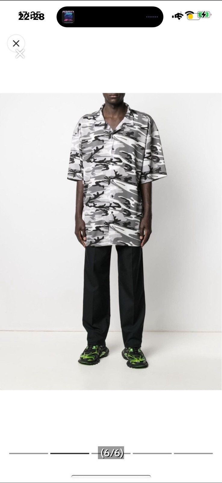 Balenciaga Camo shirt Size US XL / EU 56 / 4 - 6 Thumbnail
